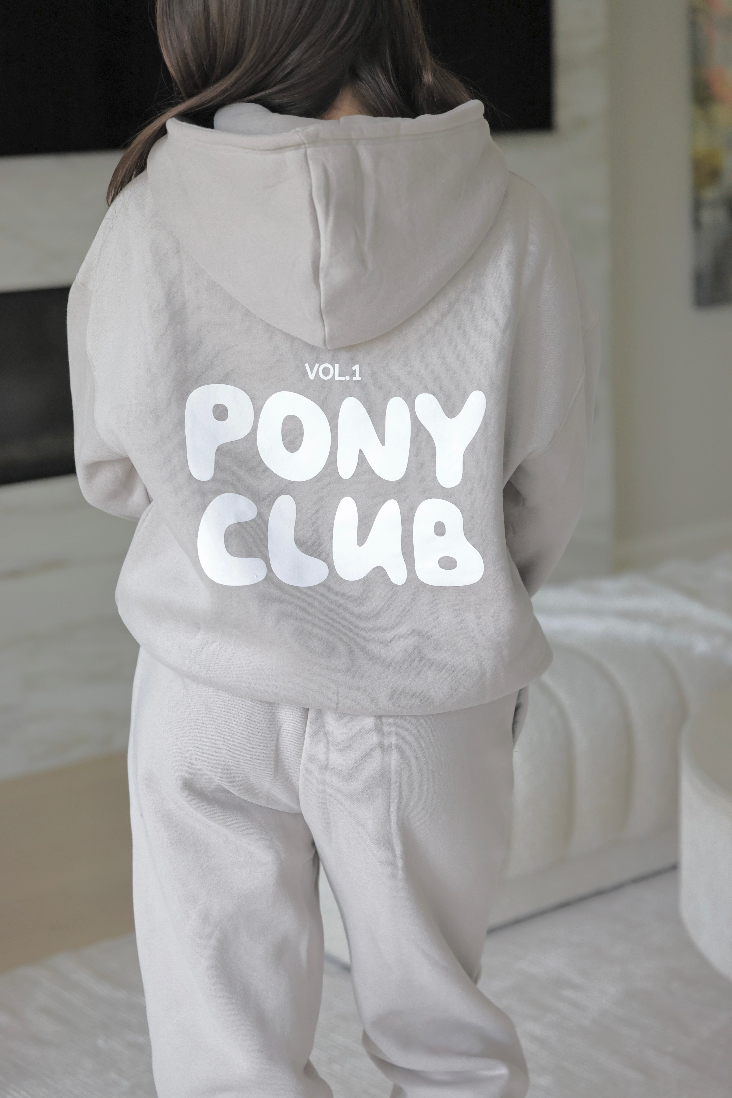 Pony Club Hoodie - Putty