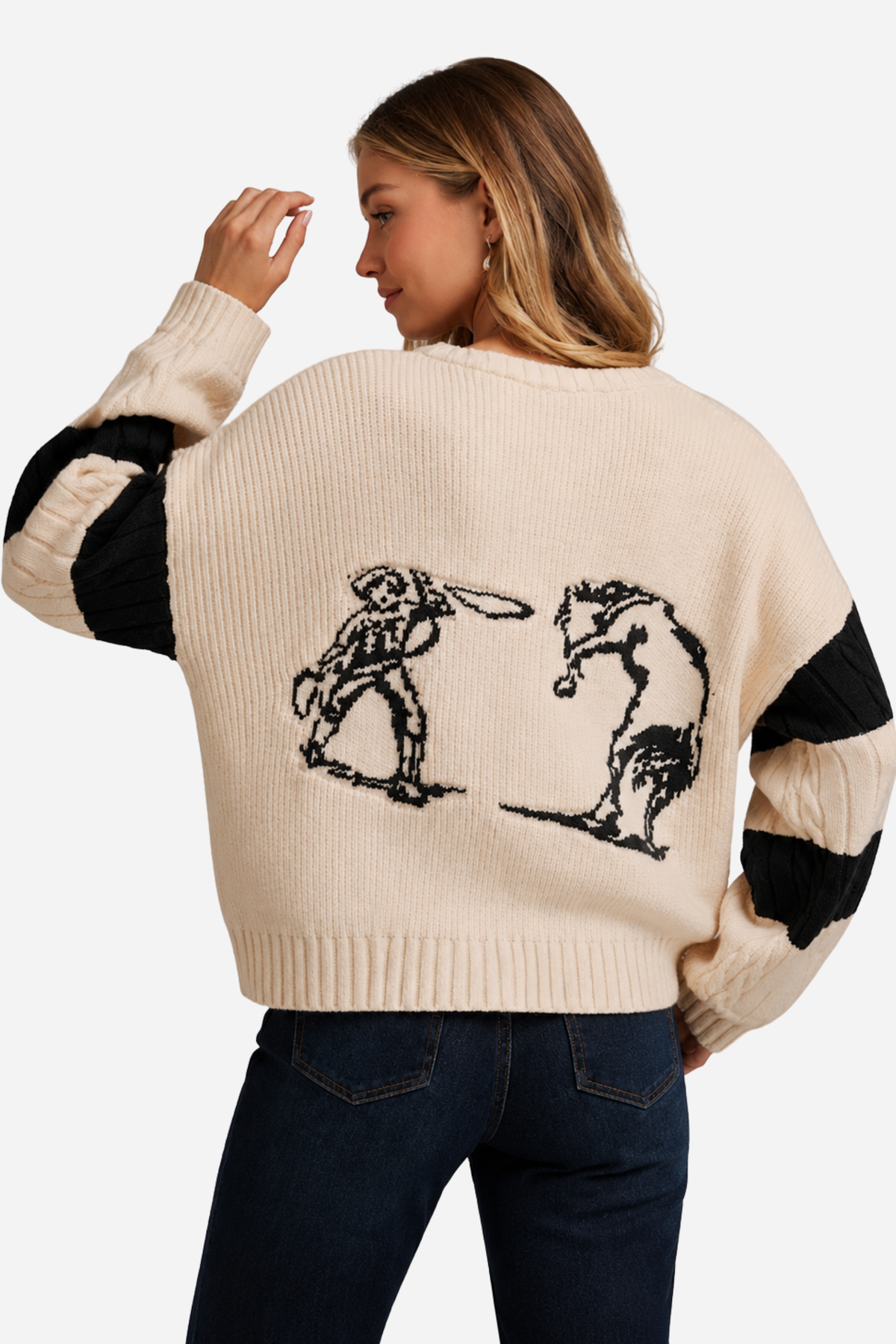 Rodeo Rider Zip-Up Cardigan