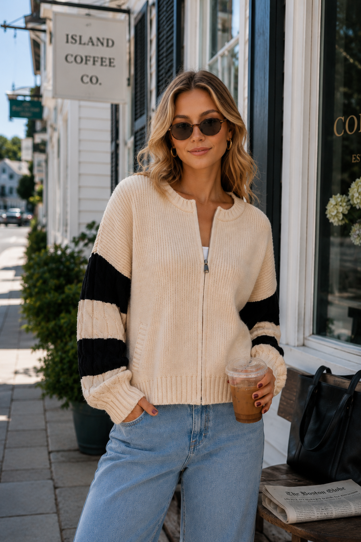 Rodeo Rider Zip-Up Cardigan