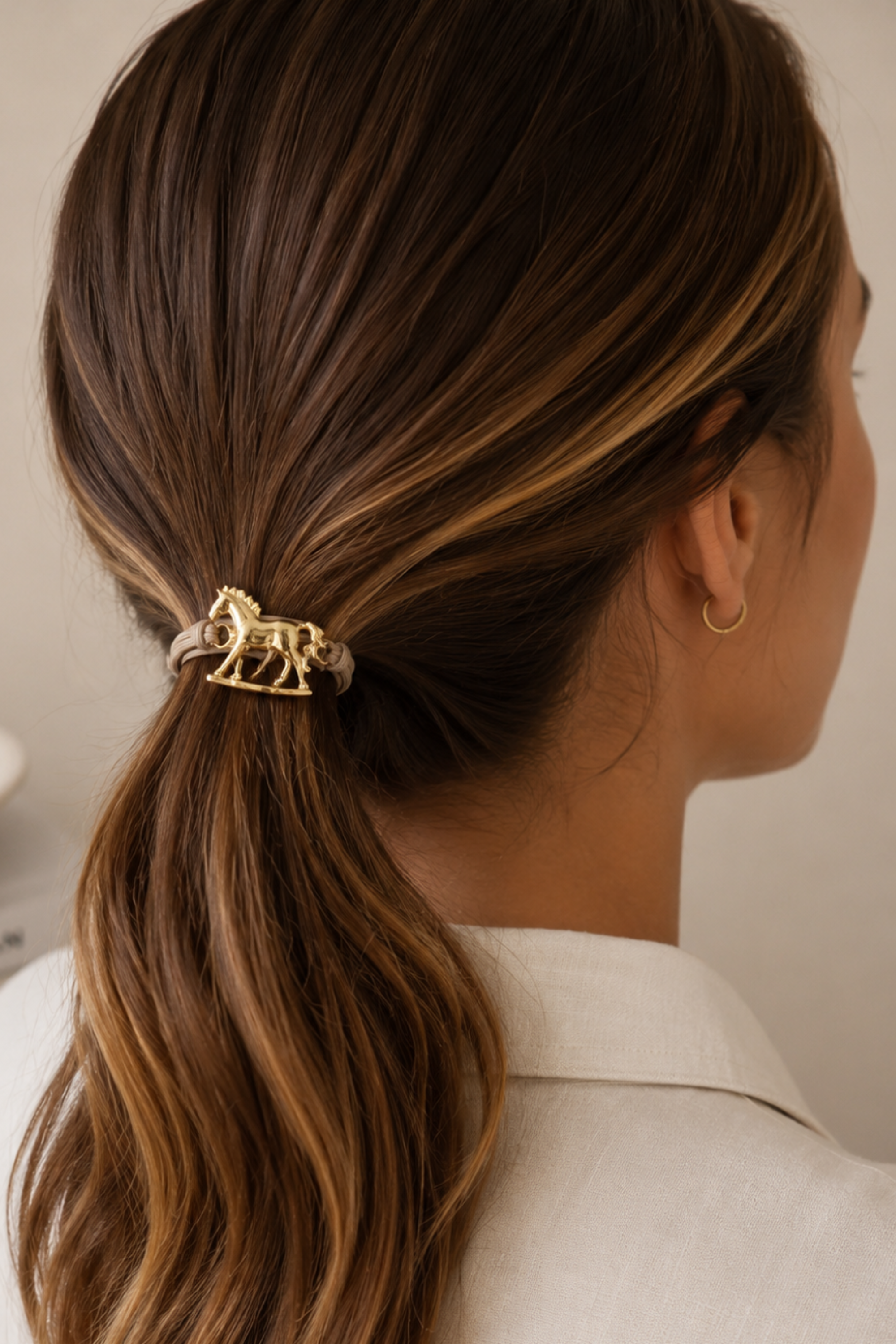 Saddle Chic Hair Tie Set - Blonde