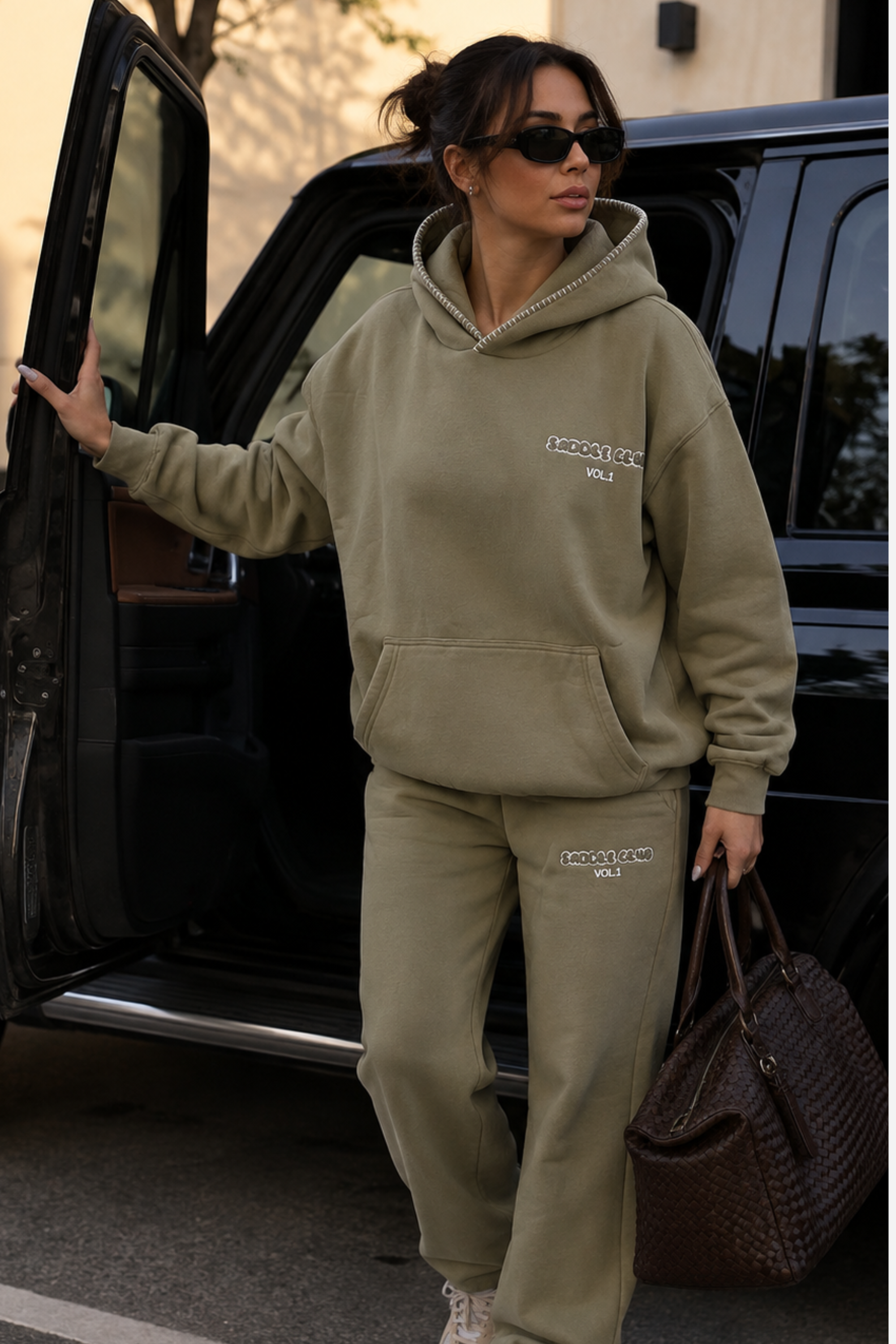 Saddle Club Hoodie - Moss