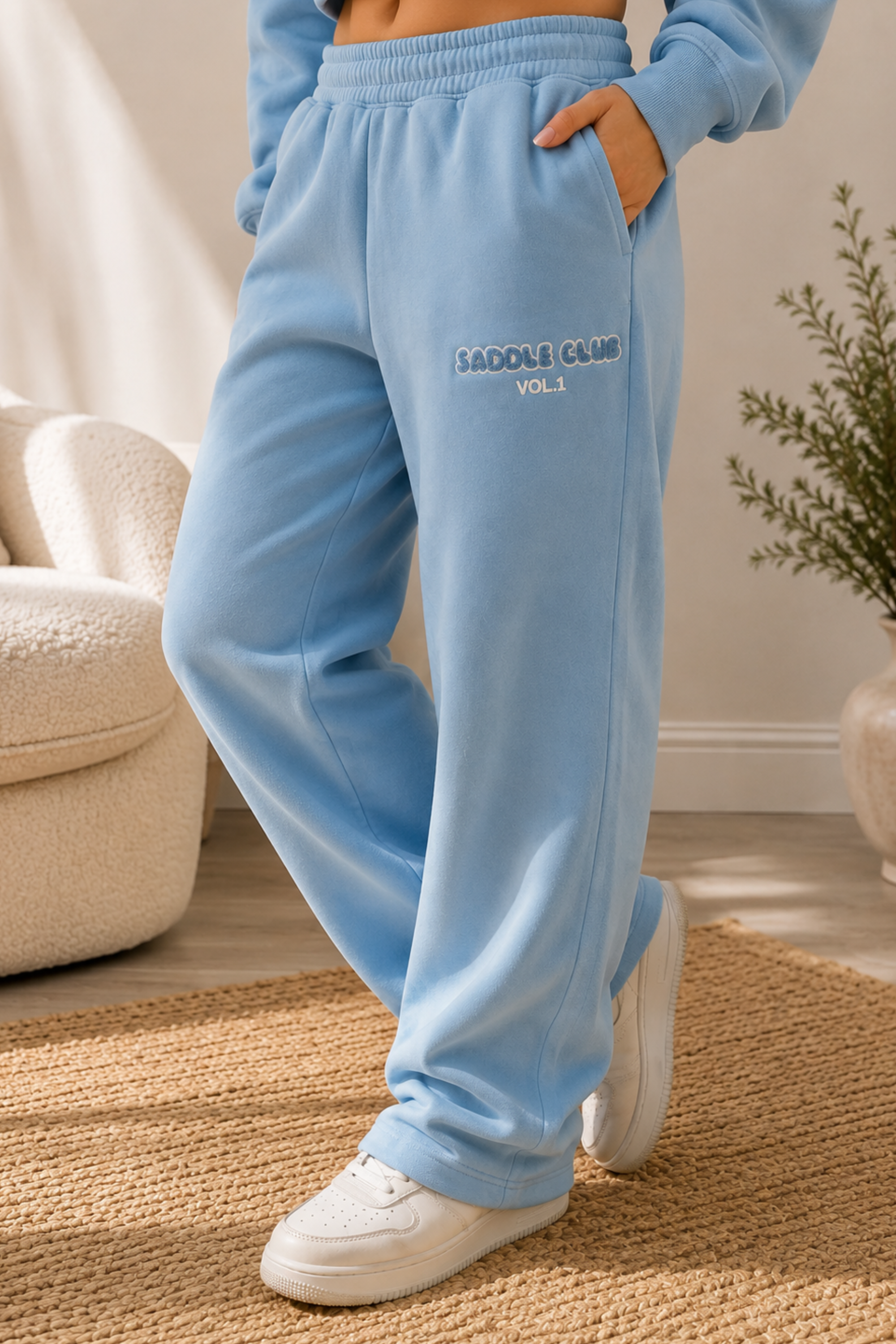 Saddle Club Sweatpant - Carolina Blue