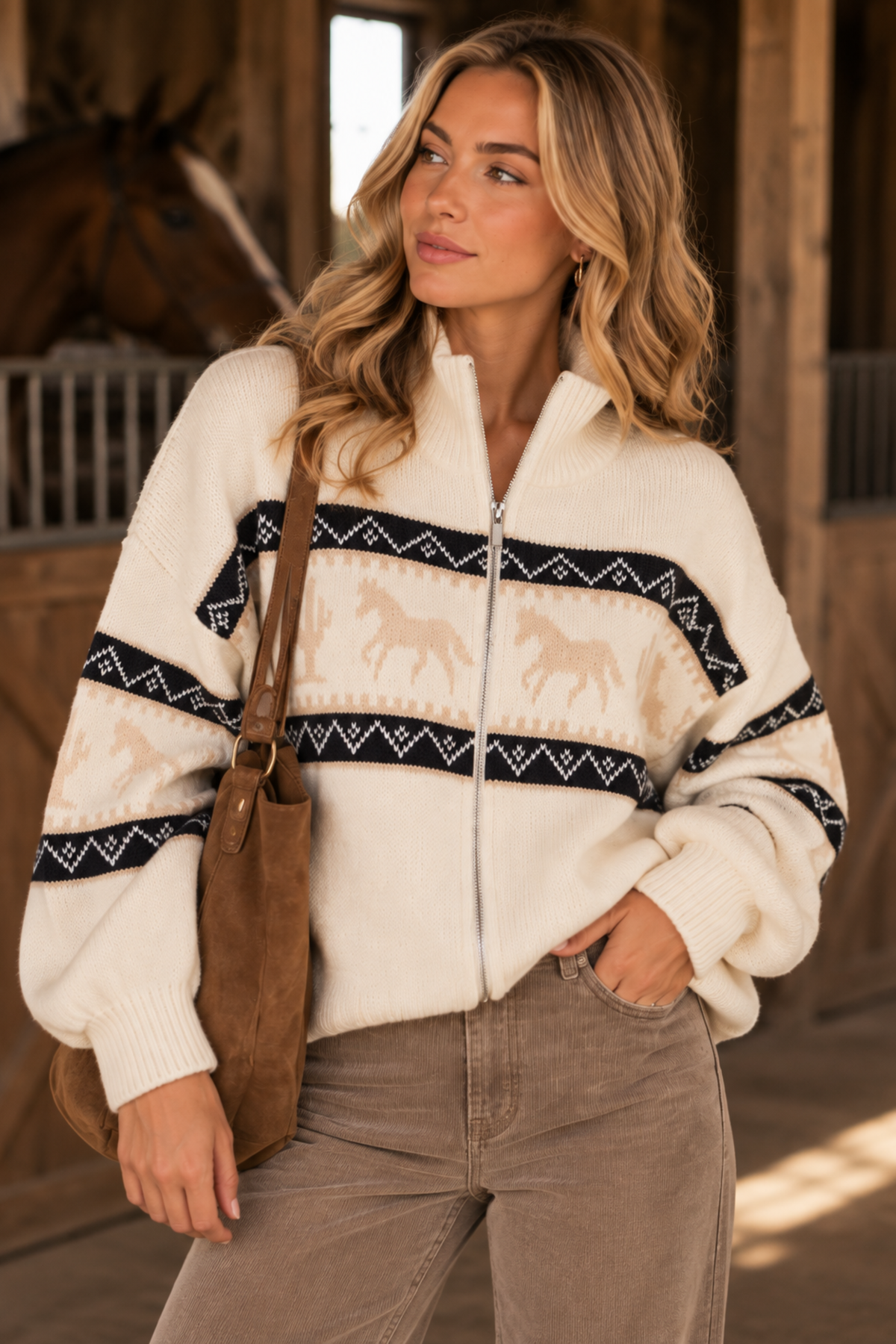 Saddleback Sweater Jacket