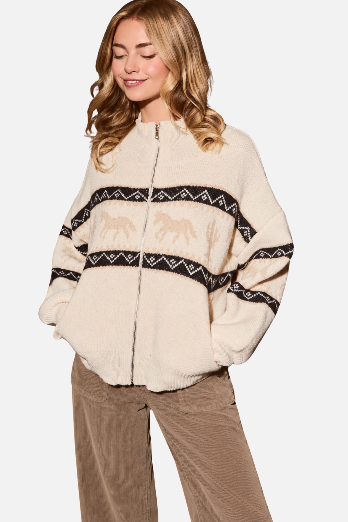 Saddleback Sweater Jacket