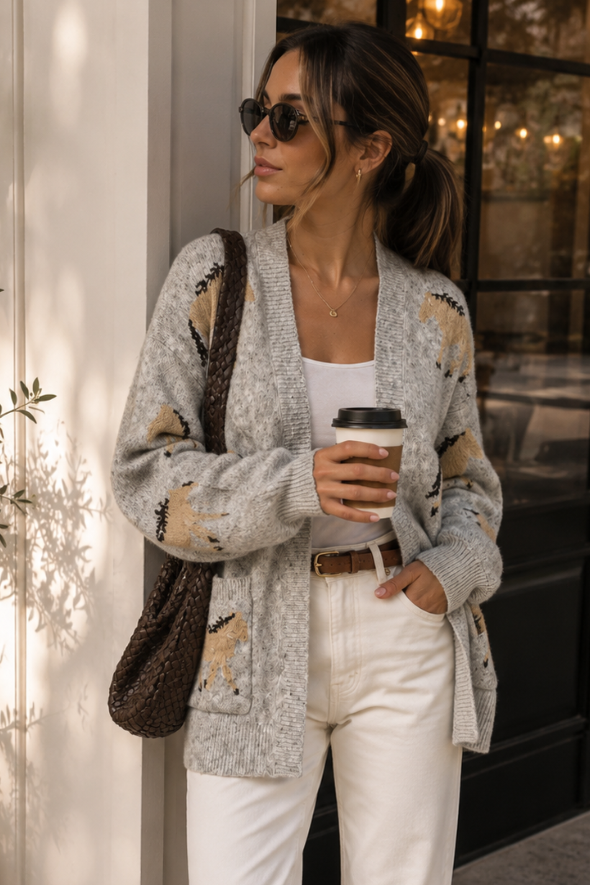 Sawyer Horse Cardigan