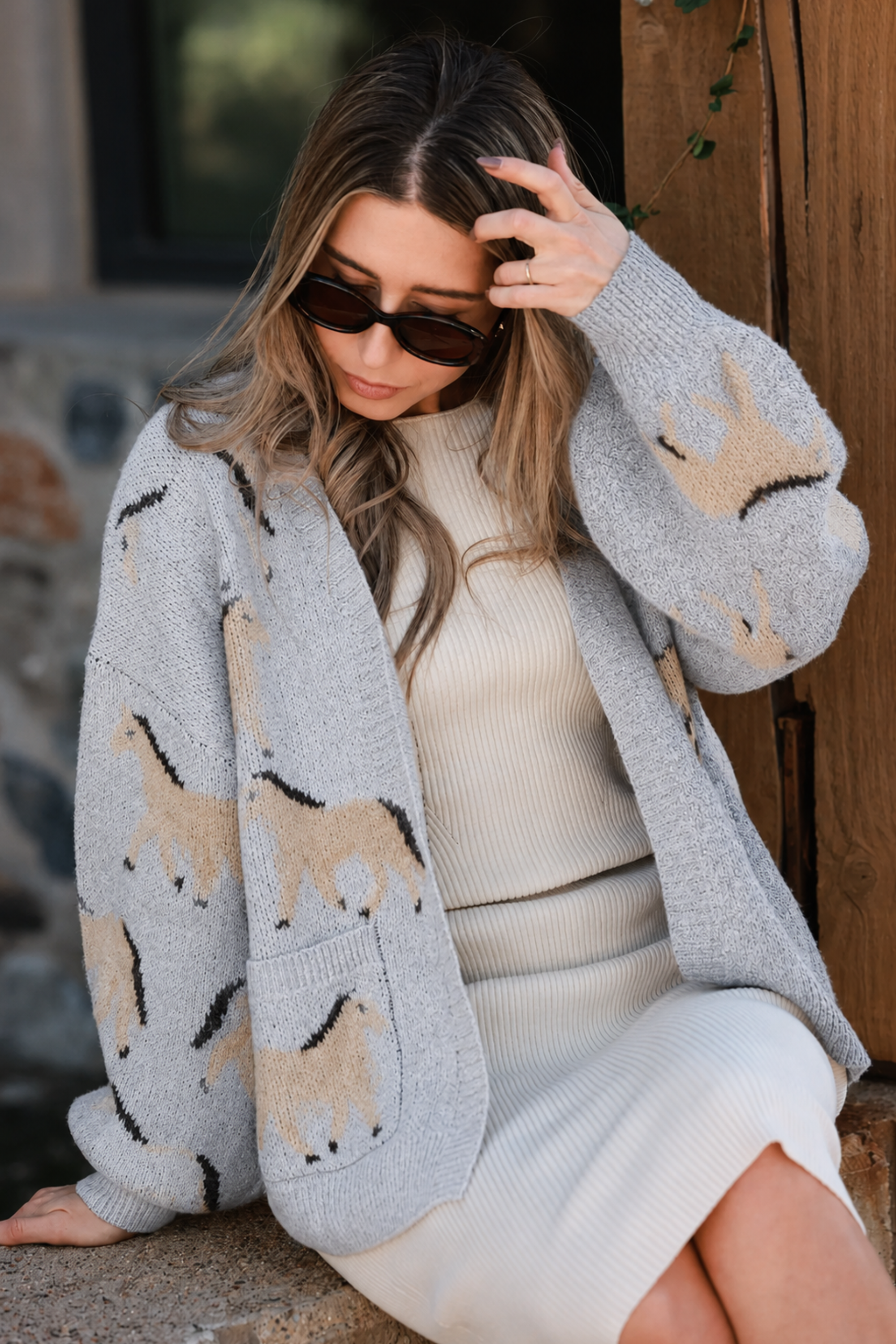 Sawyer Horse Cardigan