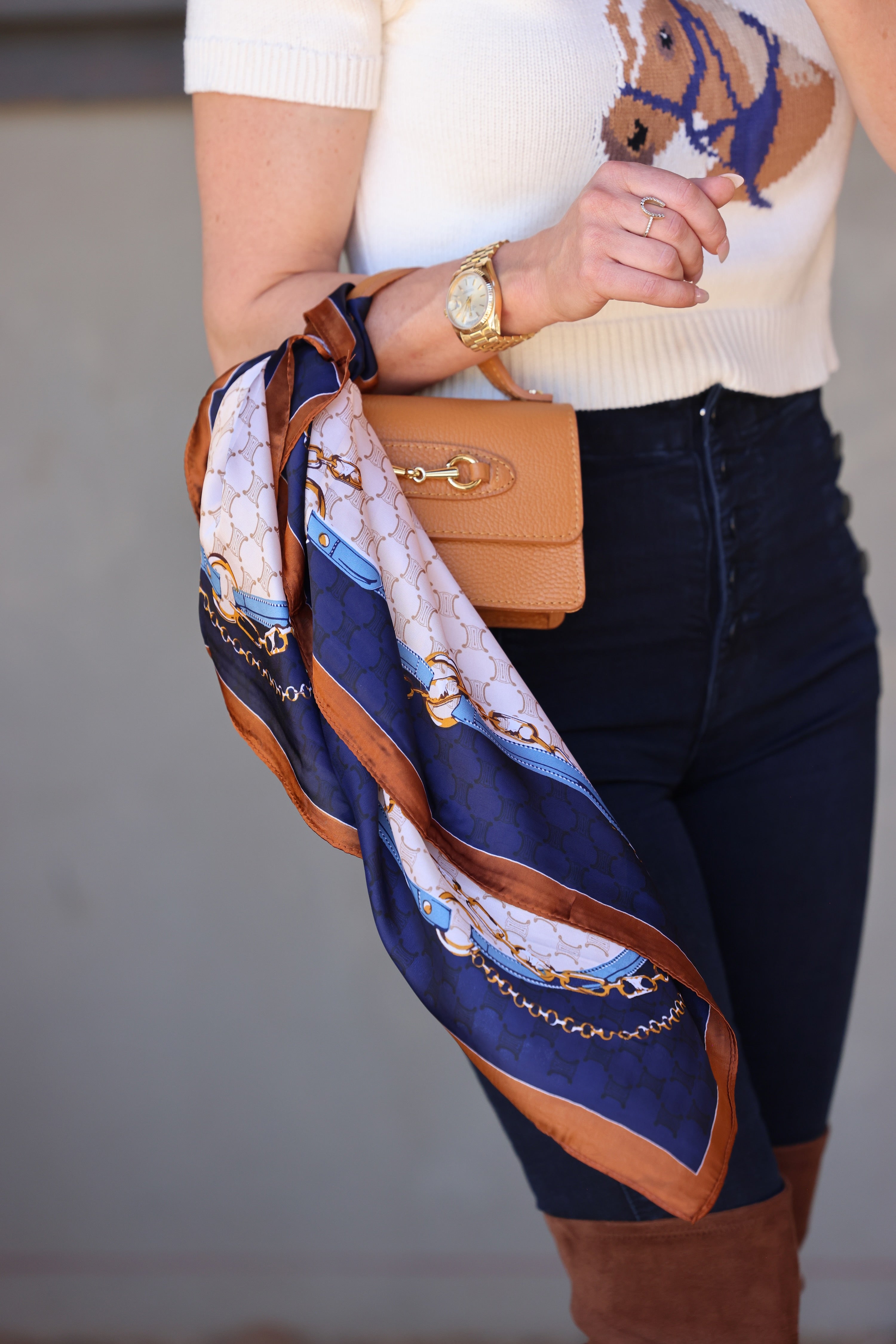 funkyrel stylish equestrian serena scarf