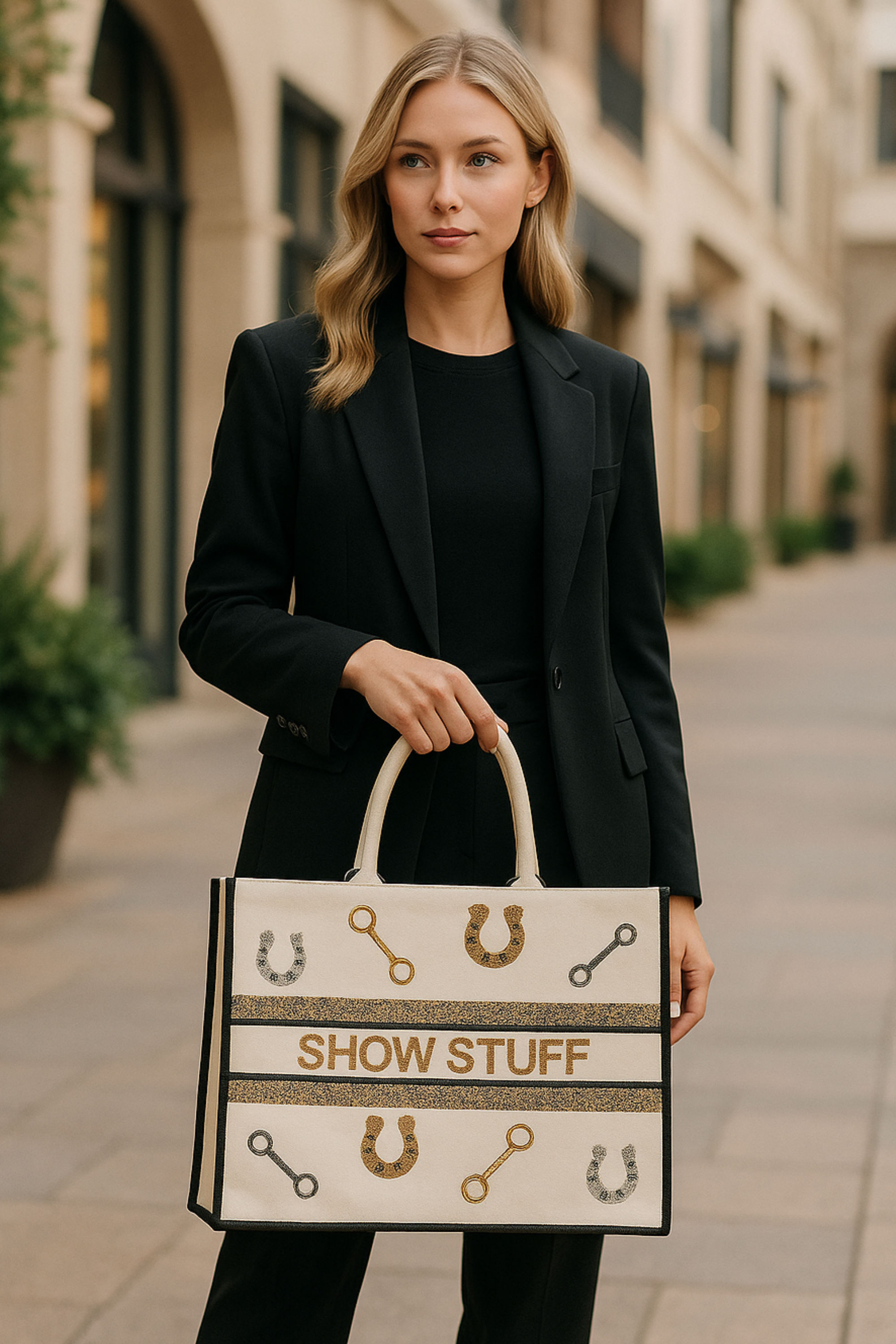 Show Stuff Beaded Tote