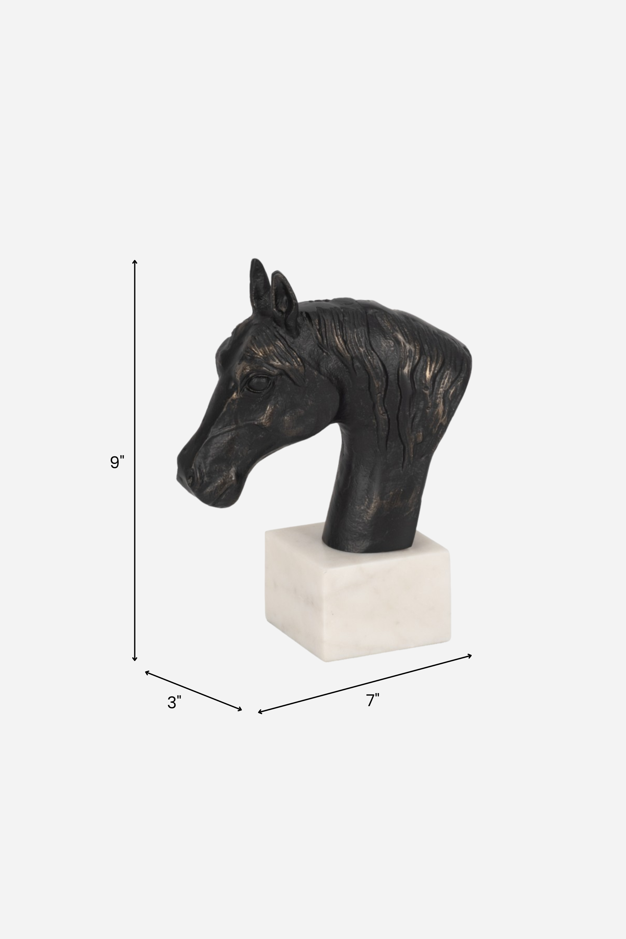 Solstice Horse Head Accent