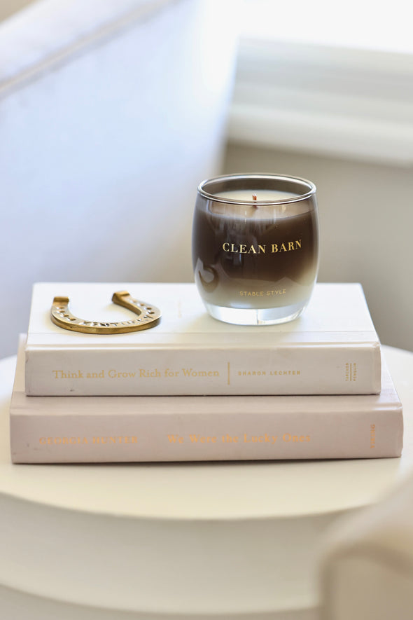 stable style stylish equestrian clean barn soy equestrian candle 