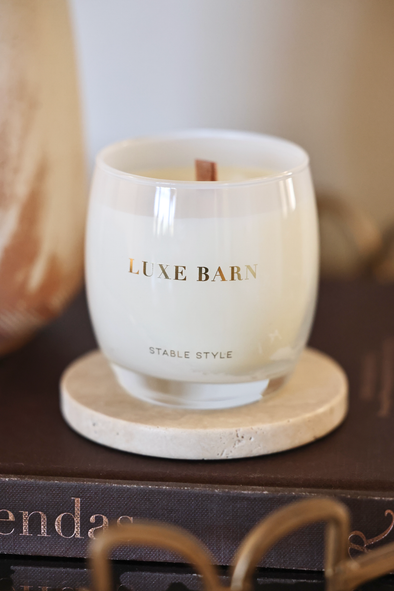 stable style stylish equestrian luxe barn soy equestrian candle