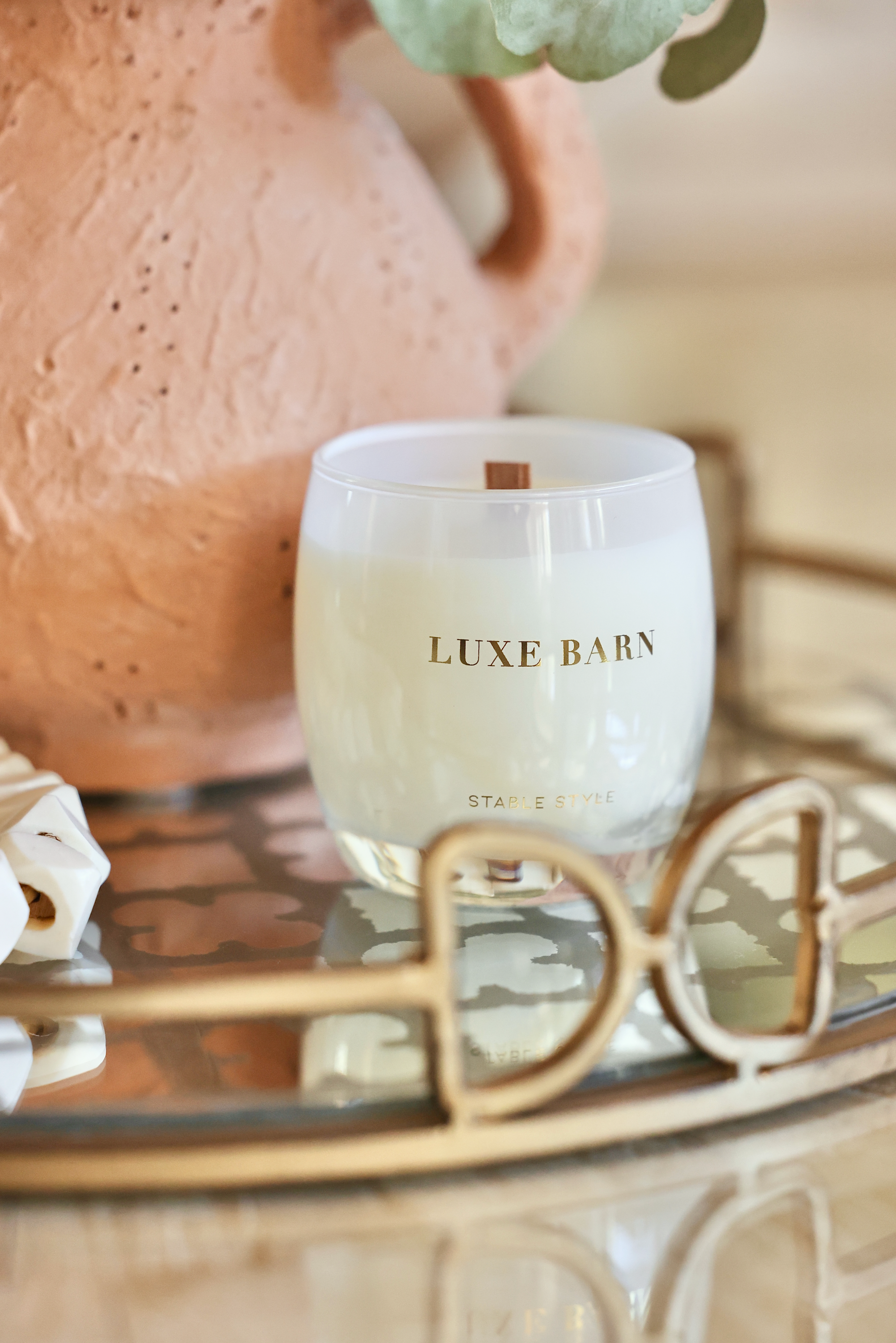 stable style stylish equestrian luxe barn soy equestrian candle