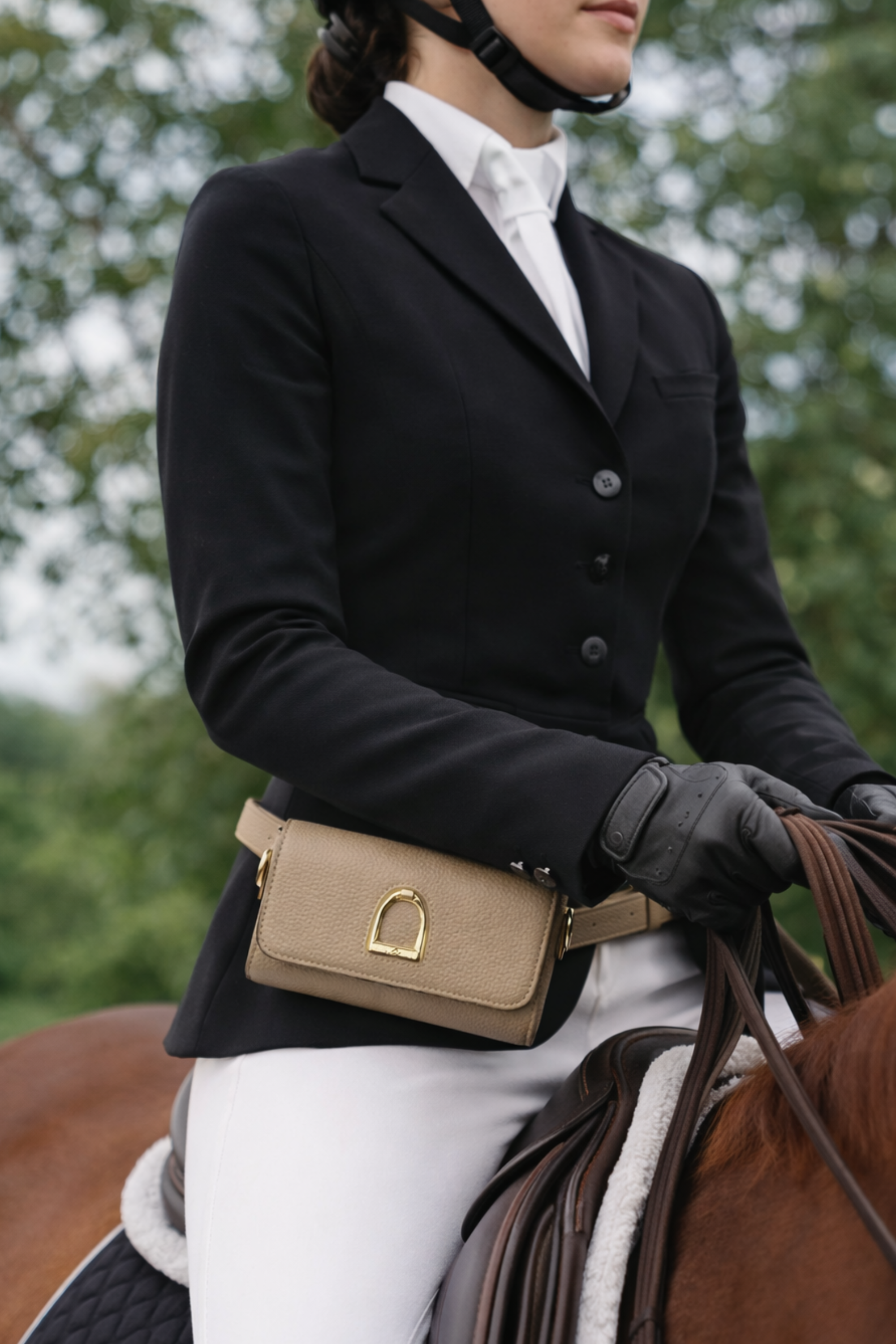 Stirrup Leather Belt Bag - Wheat