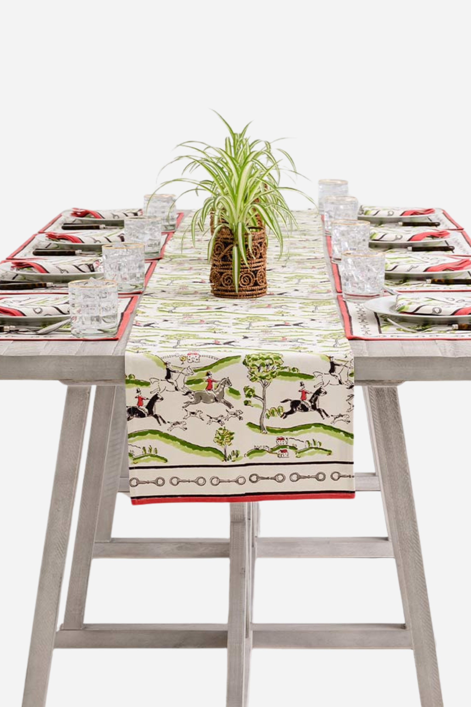 The Hunt Scene Table Runner