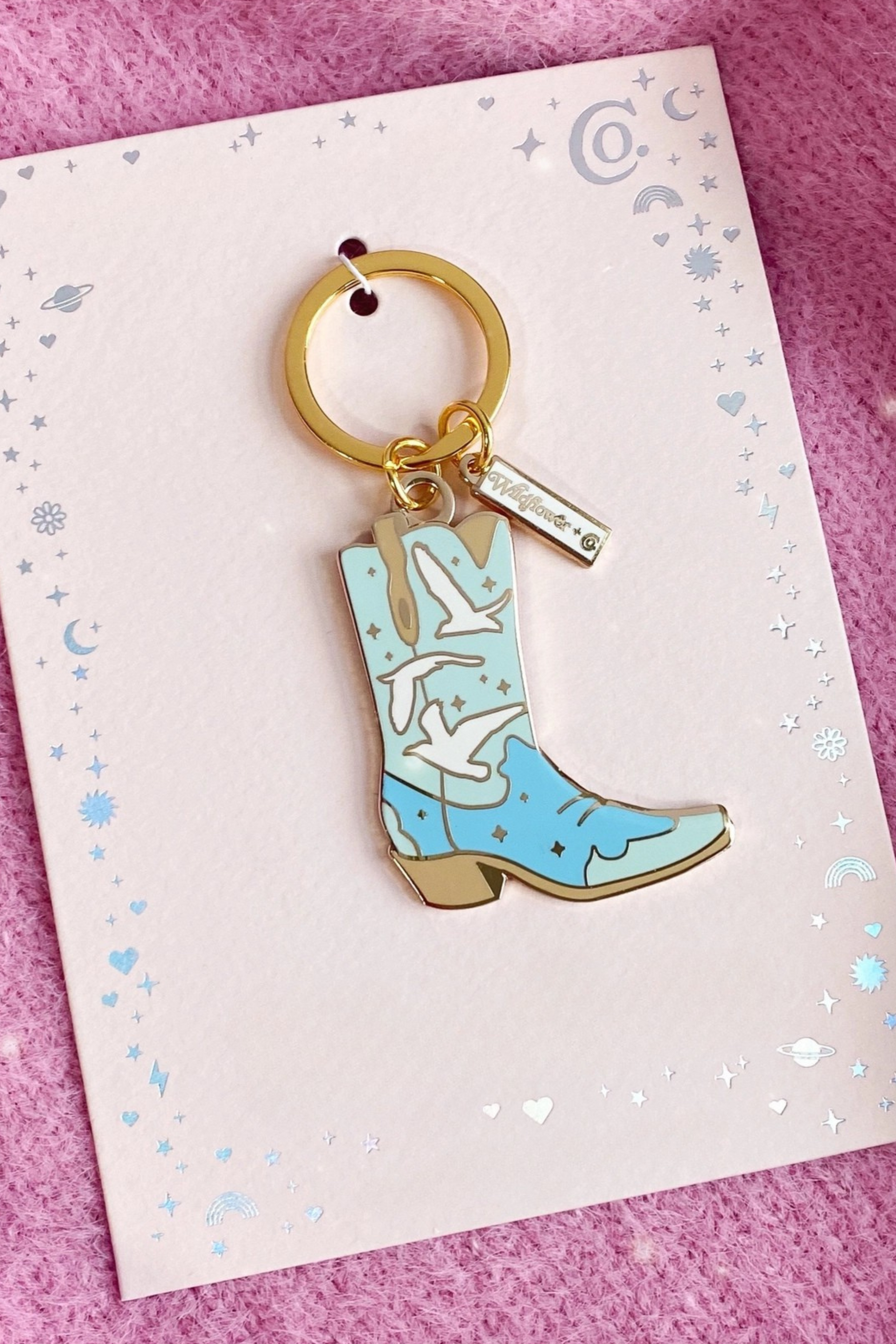 Coastal Cowgirl Key Ring