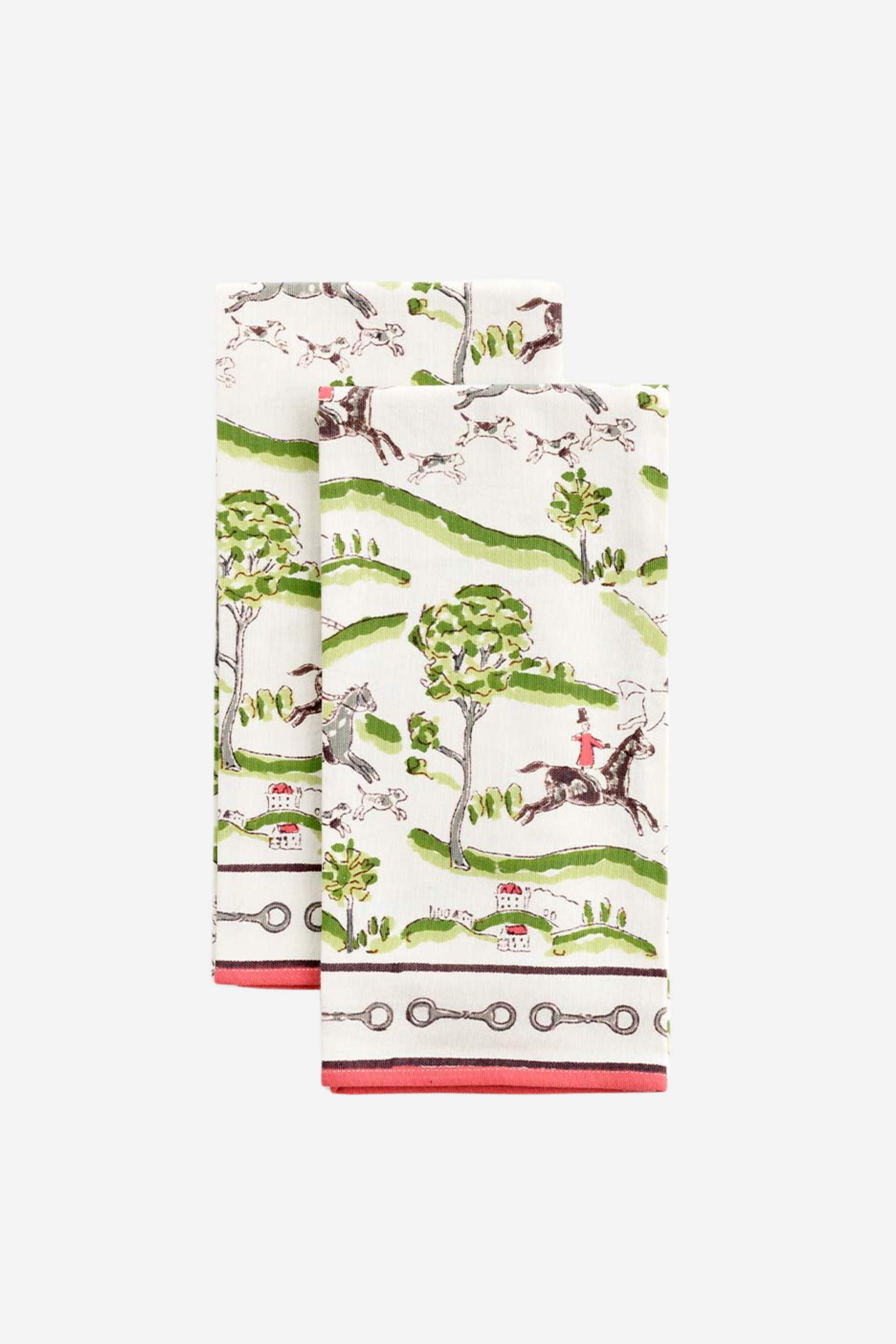 The Hunt Scene Hand Towel Set