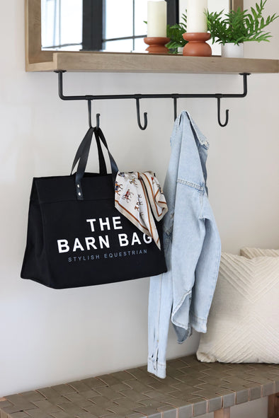 stylish equestrian the barn bag canvas tote