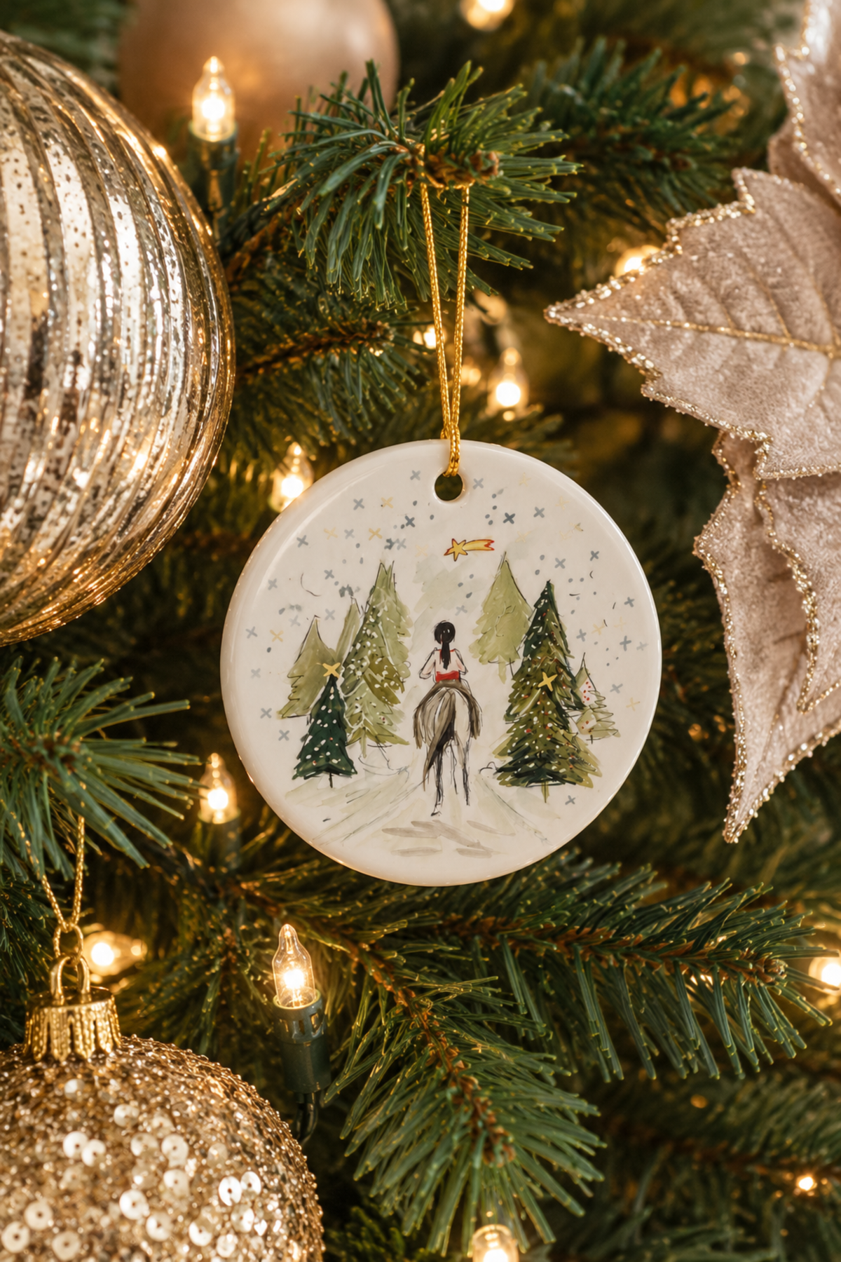 Through The Pines Ornament