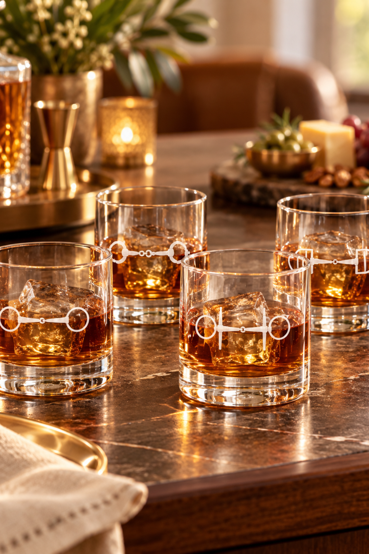 Troop of Horses Short Glass Set