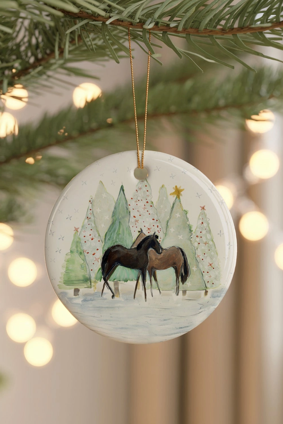 Under The Evergreens Ornament
