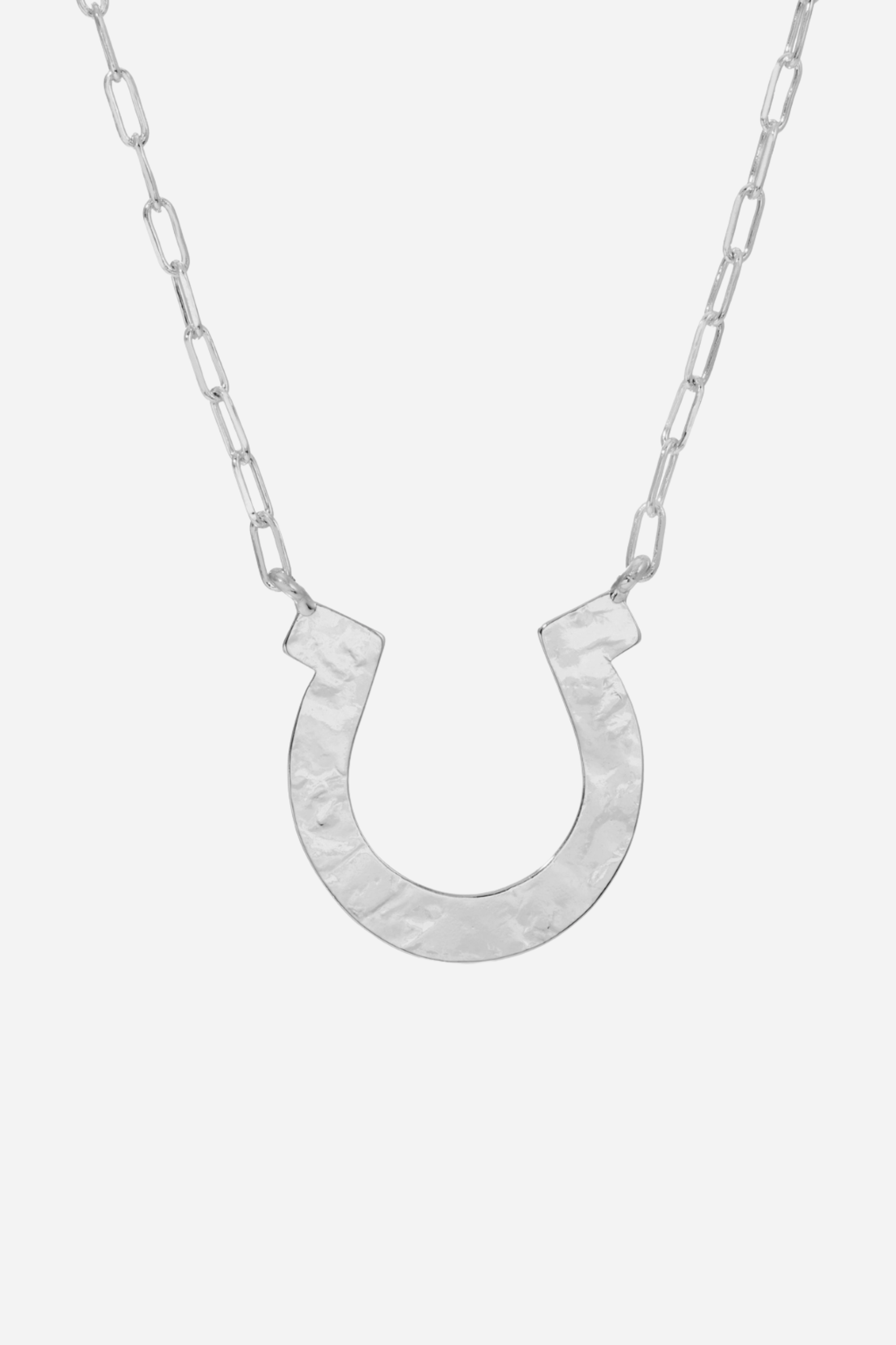 Valenci Horseshoe Necklace - Silver
