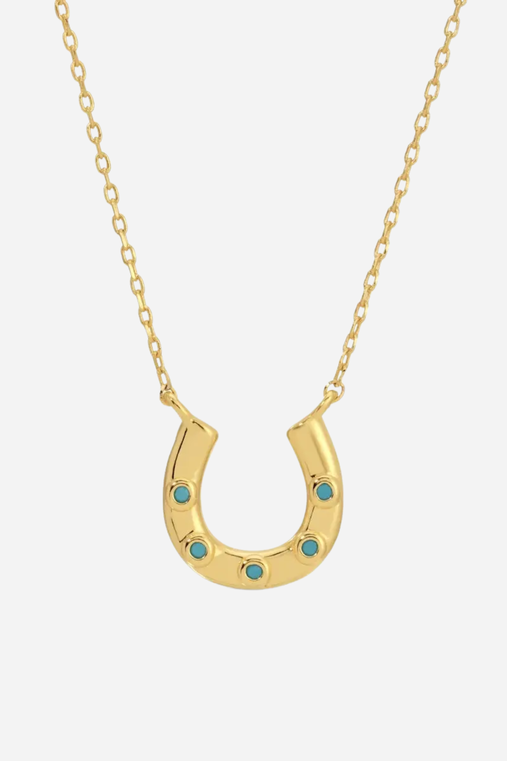 Verona Horseshoe Necklace - Gold