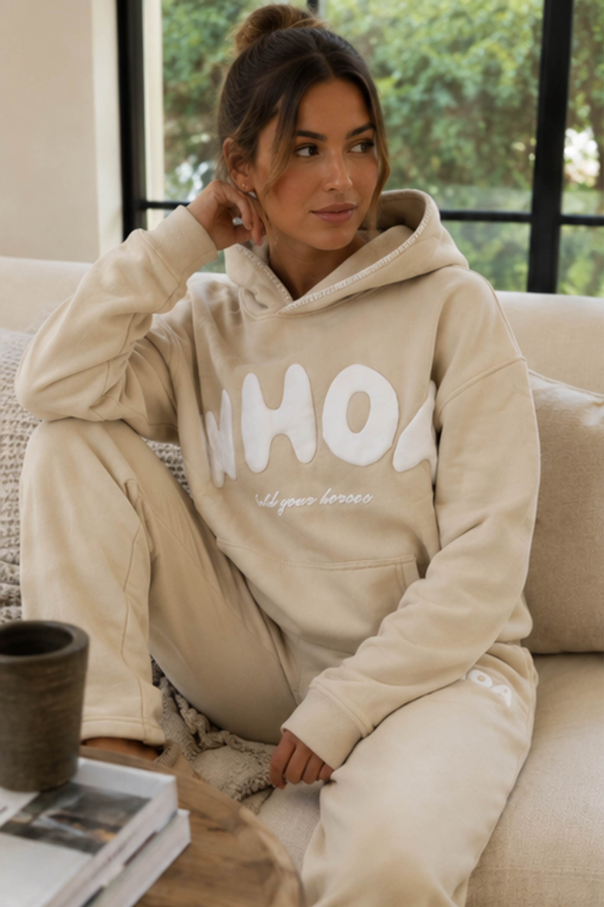 Whoa Hoodie - Fawn