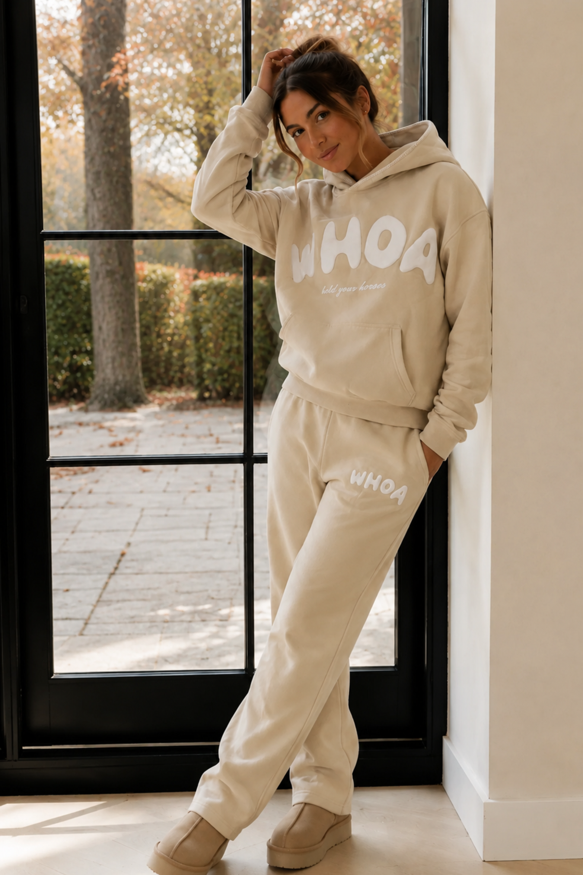 Whoa Hoodie - Fawn