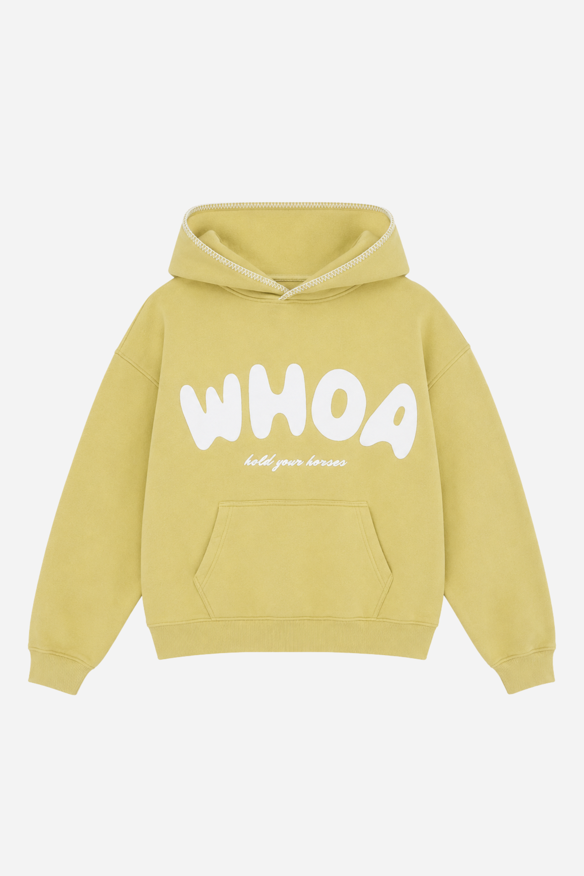 Whoa Hoodie -  Light Chartreuse