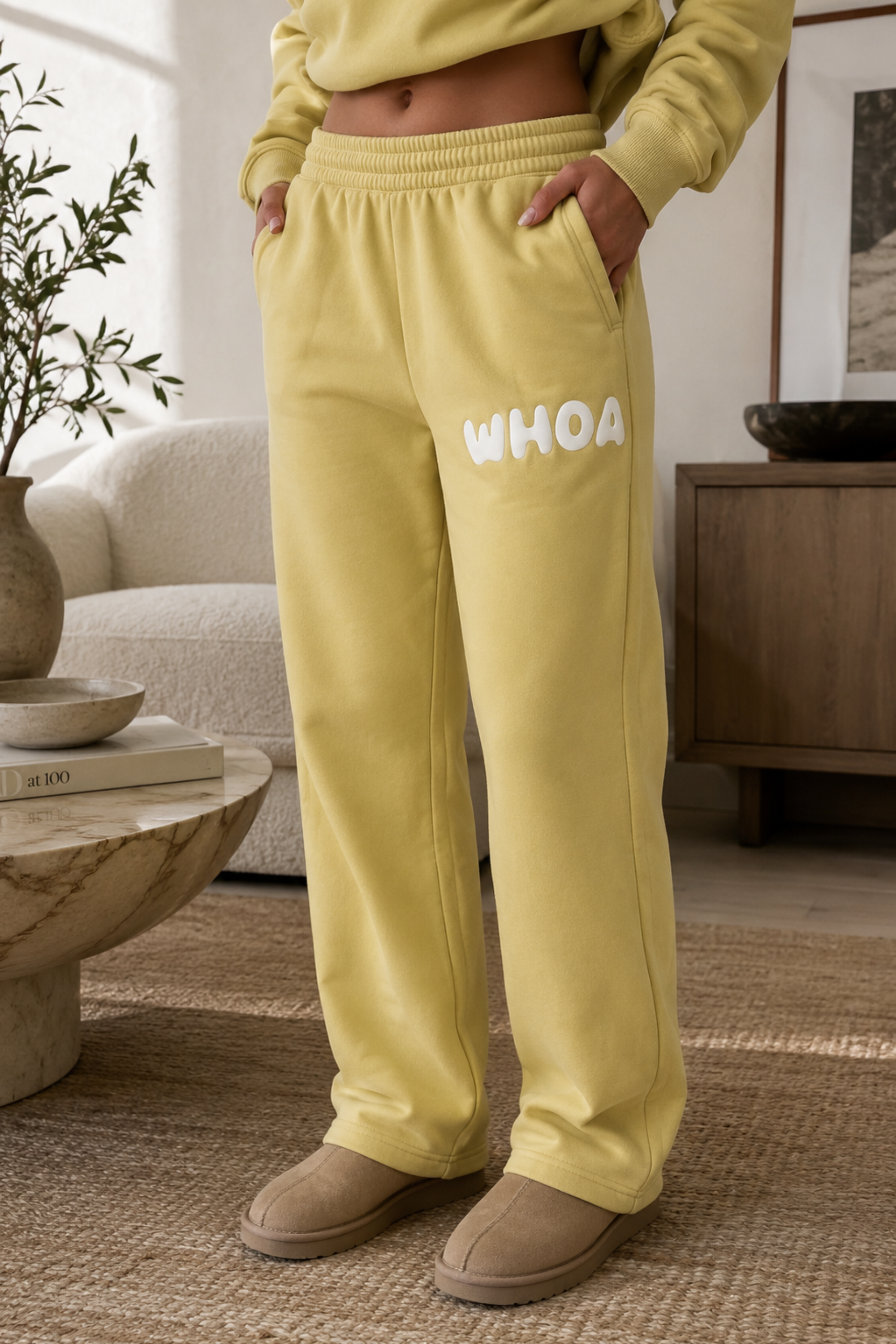Whoa Sweatpant - Light Chartreuse