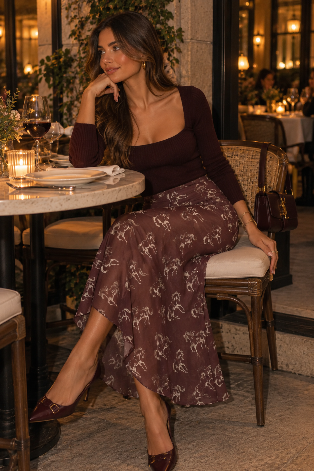 Wild At Heart Midi Skirt