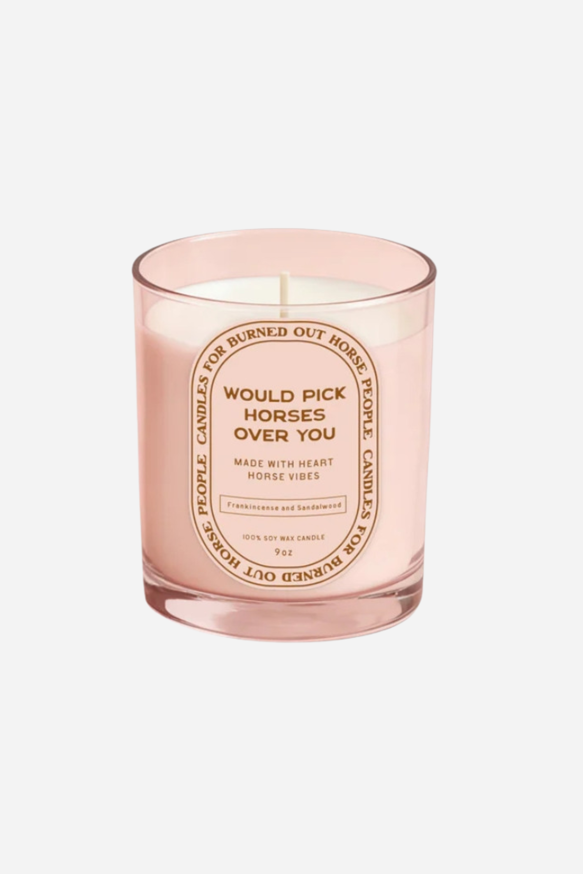 Would Pick Horses Over You Candle