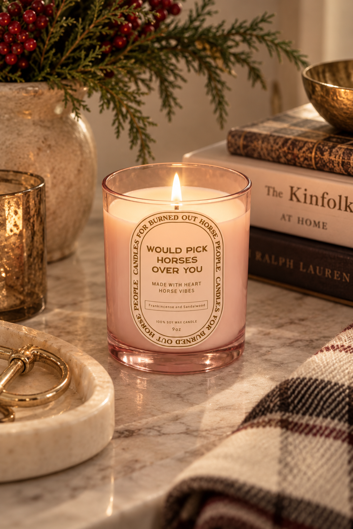 Would Pick Horses Over You Candle