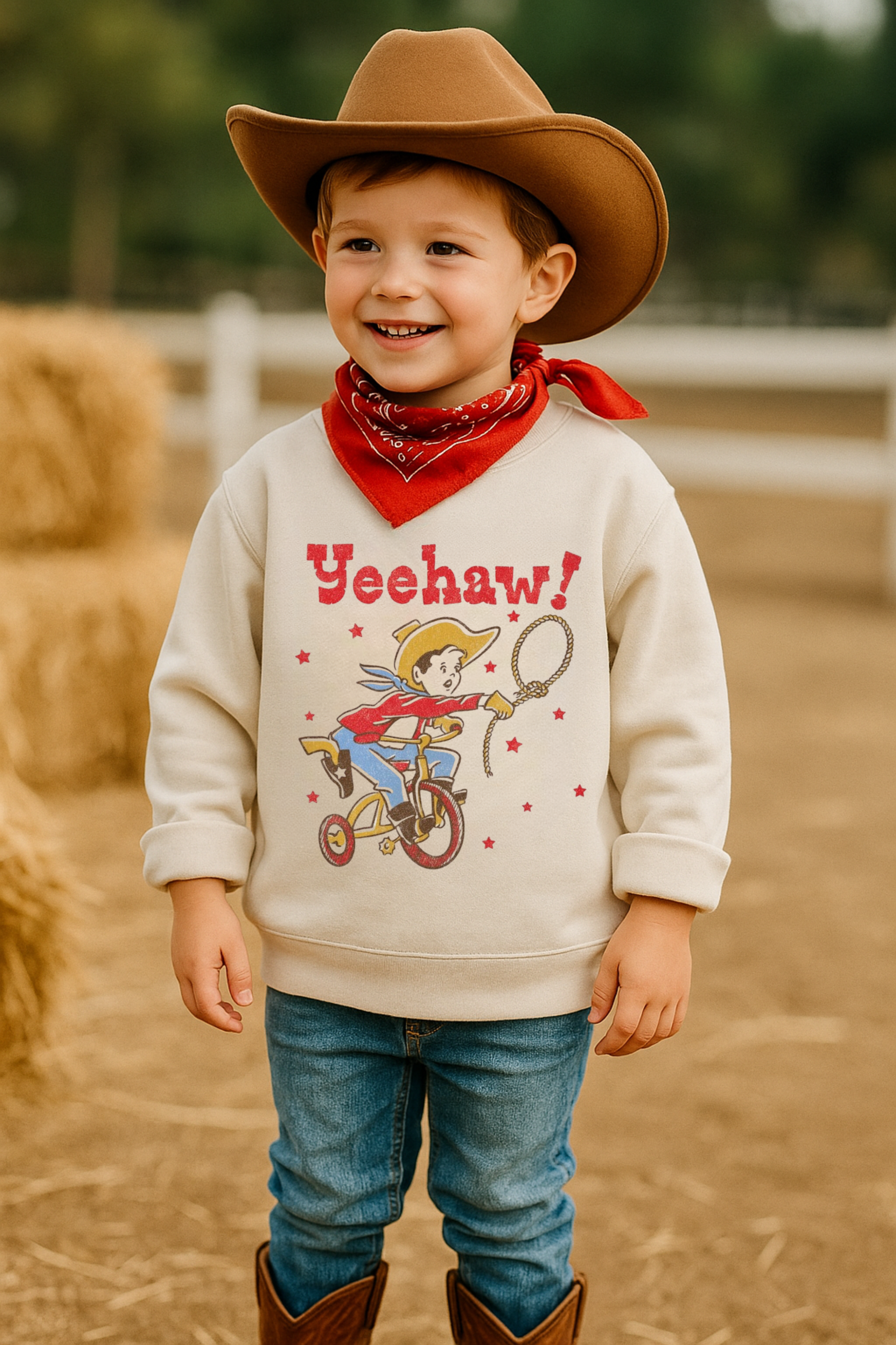 Yeehaw Toddler Sweatshirt