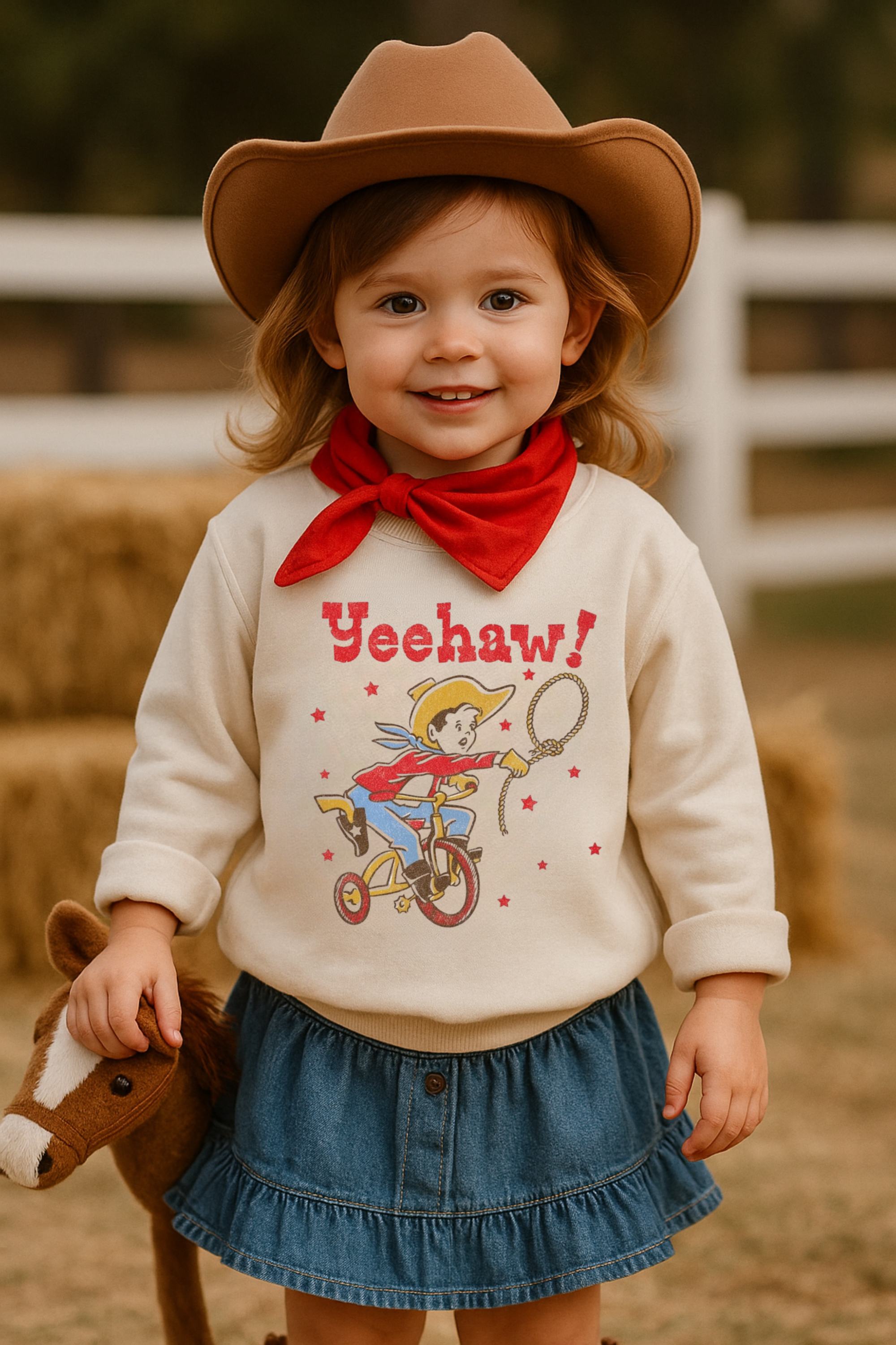 Yeehaw Toddler Sweatshirt