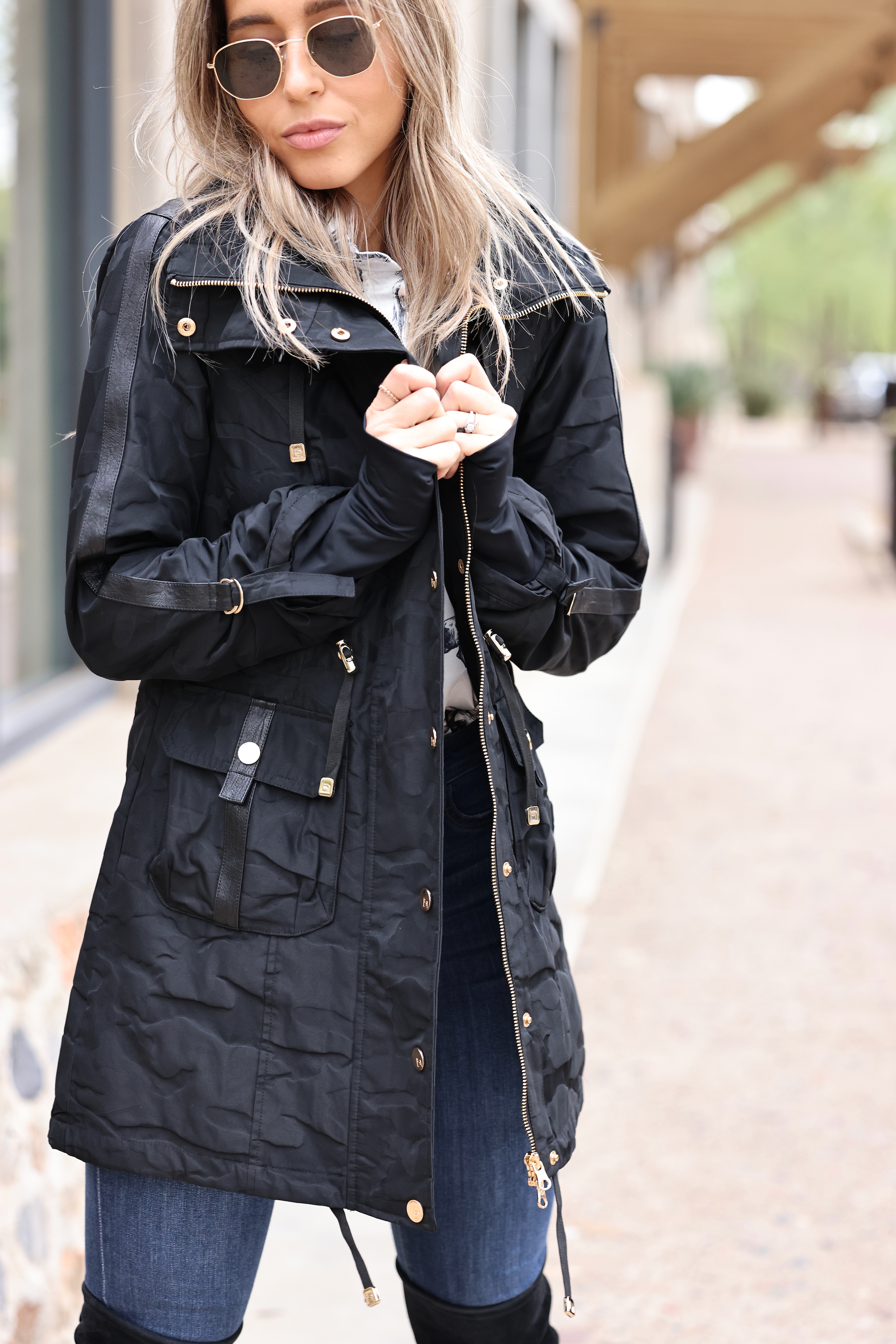 Camo anorak jacket womens on sale