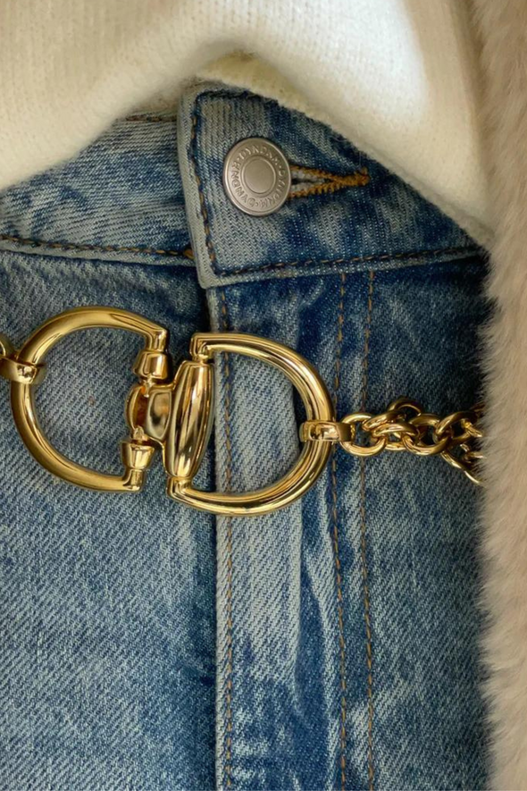 Cecelia D-Ring Chain Belt – Stylish Equestrian