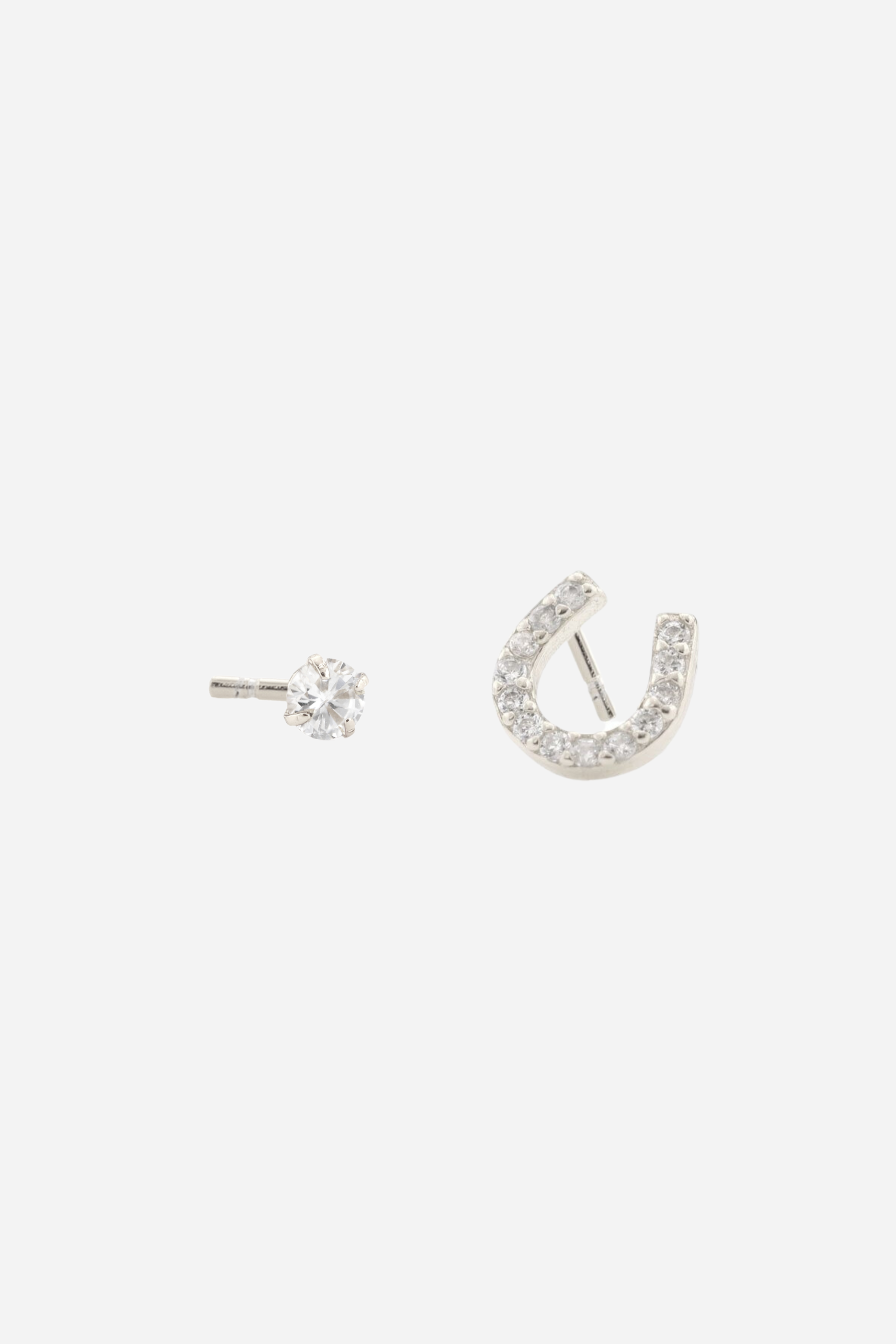 Charmed Stud Earrings silver Fashion Jewelry