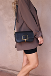 stylish equestrian chloe crossbody bag black