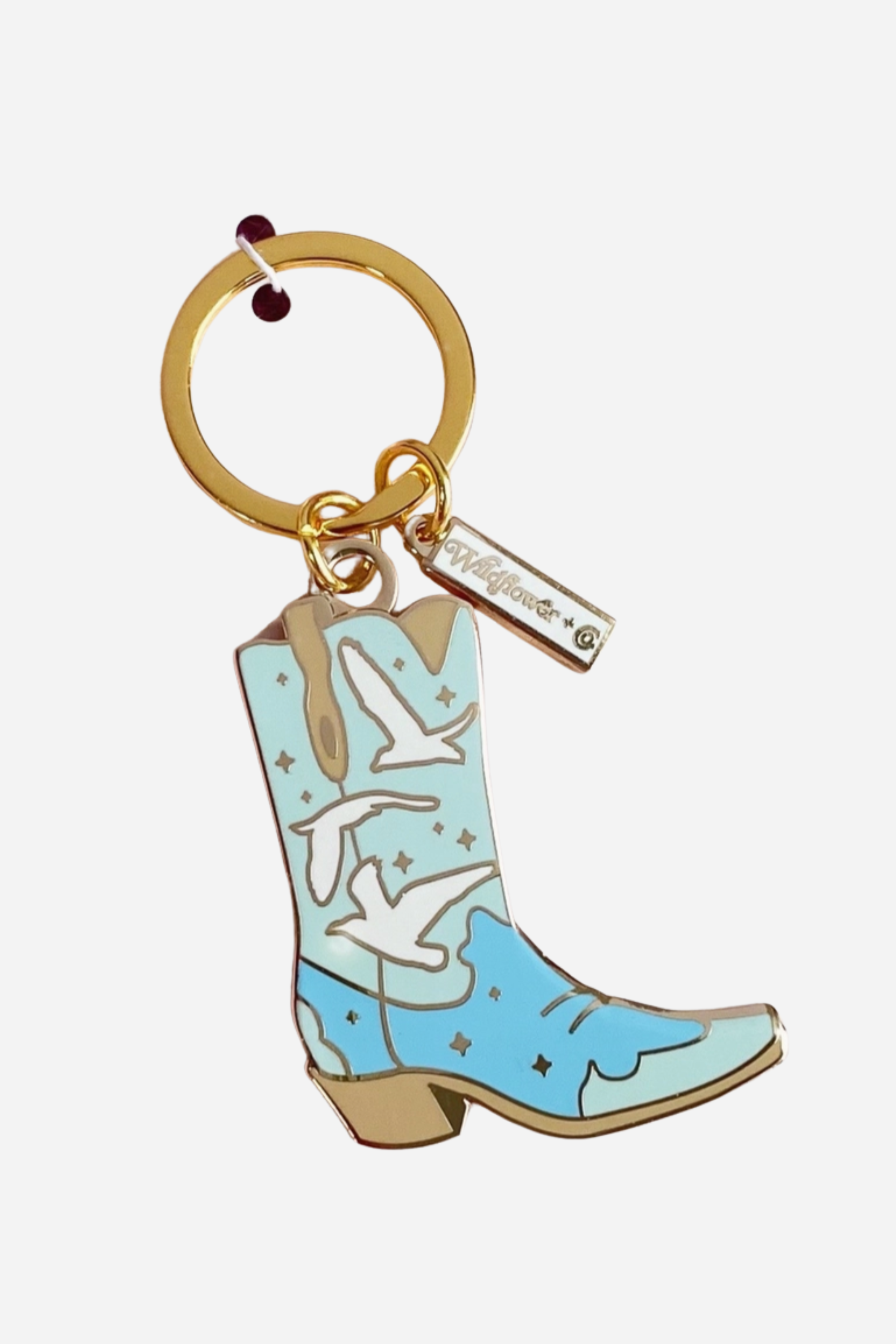 wildflower & co stylish equestrian coastal cowgirl key ring