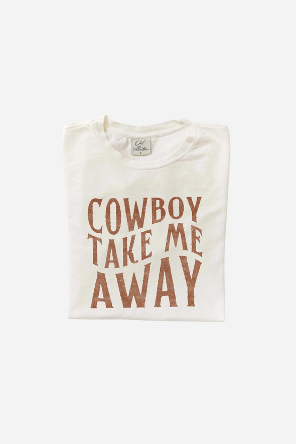 oat collective stylish equestrian cowboy take me away mineral tee