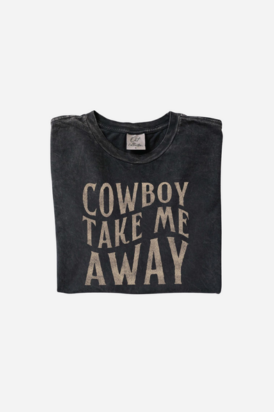 oat collective stylish equestrian cowboy take me away mineral tee