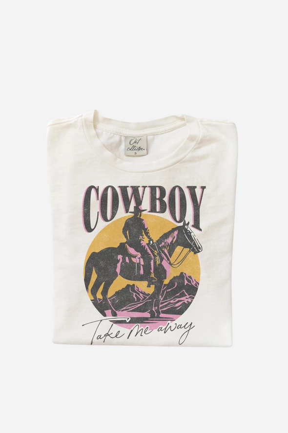 oat collective stylish equestrian cowboy take me away tee