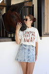oat collective stylish equestrian cowboy take me away mineral teeoat collective stylish equestrian cowboy take me away mineral tee