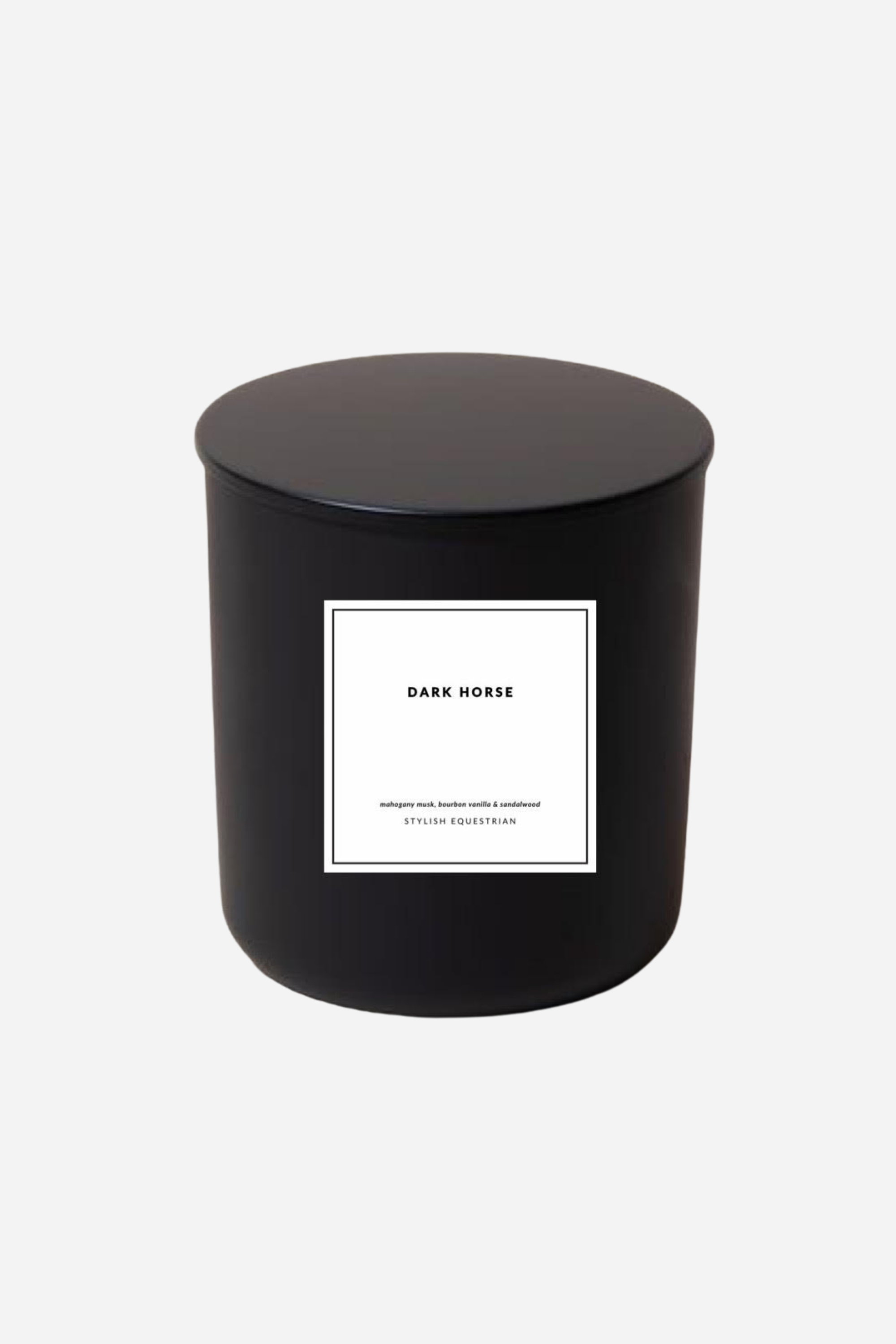 mad candle company stylish equestrian signature candle dark horse