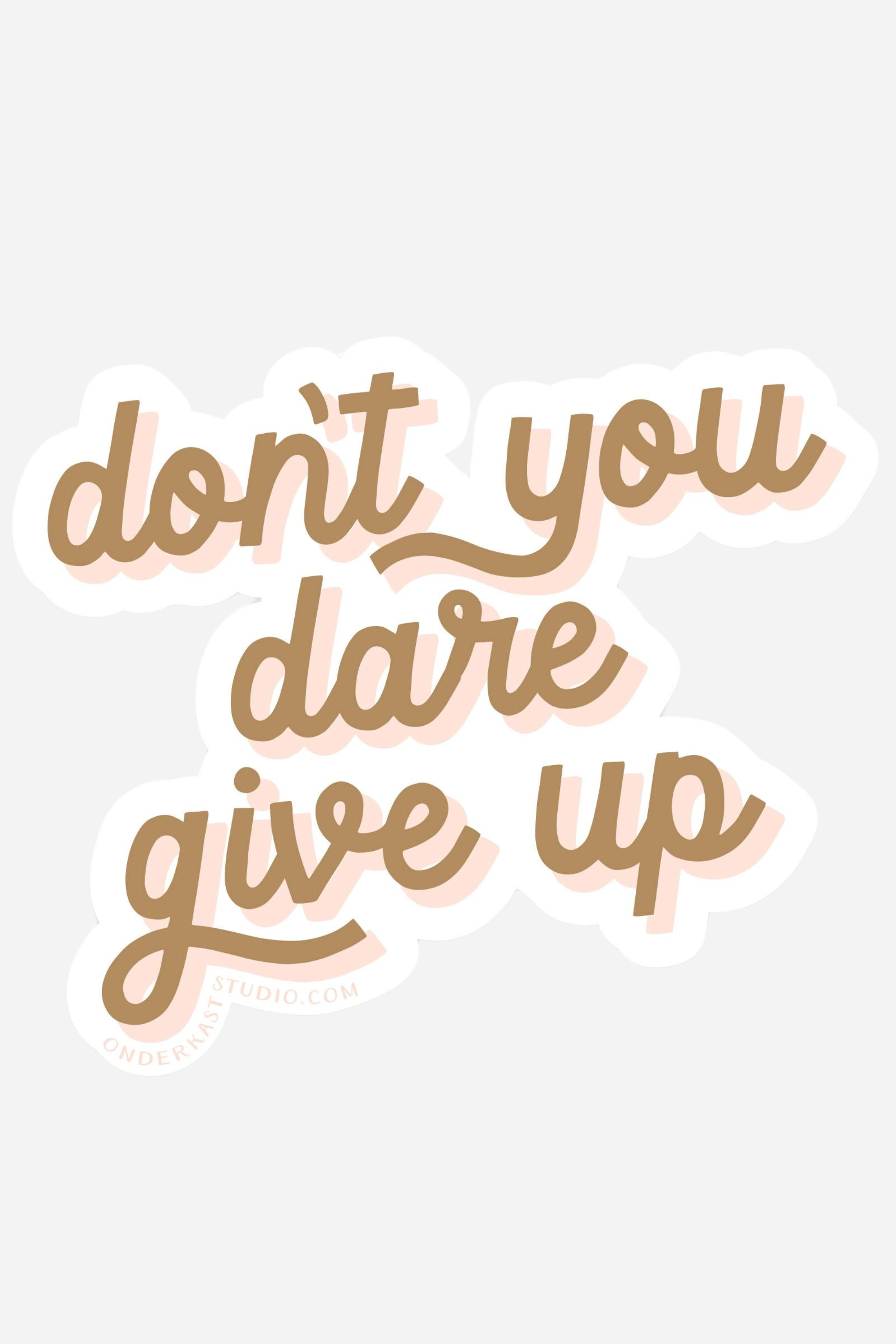 onderkast studio stylish equestrian don't give up sticker