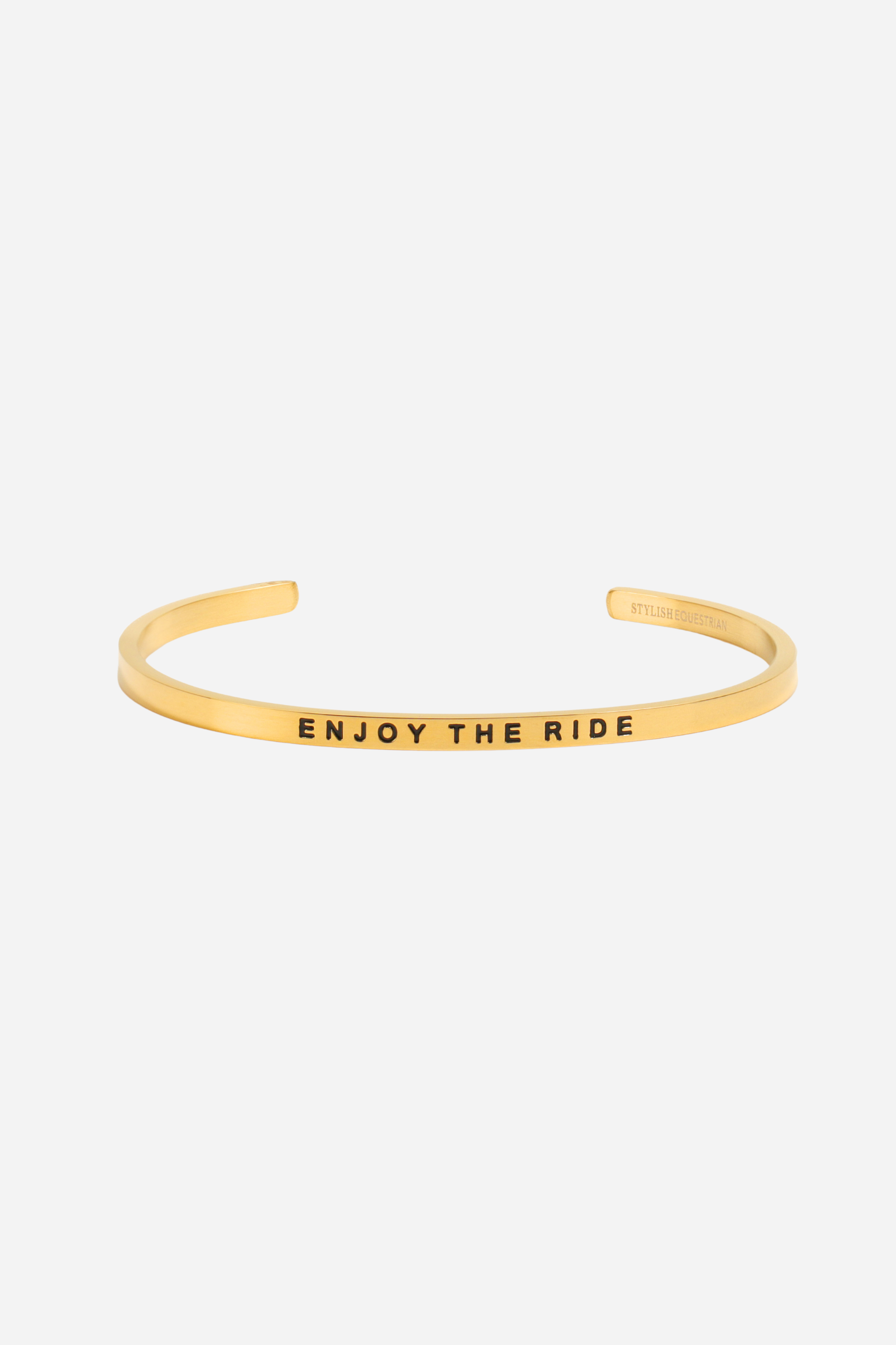 mantra band stylish equestrian enjoy the ride bracelet