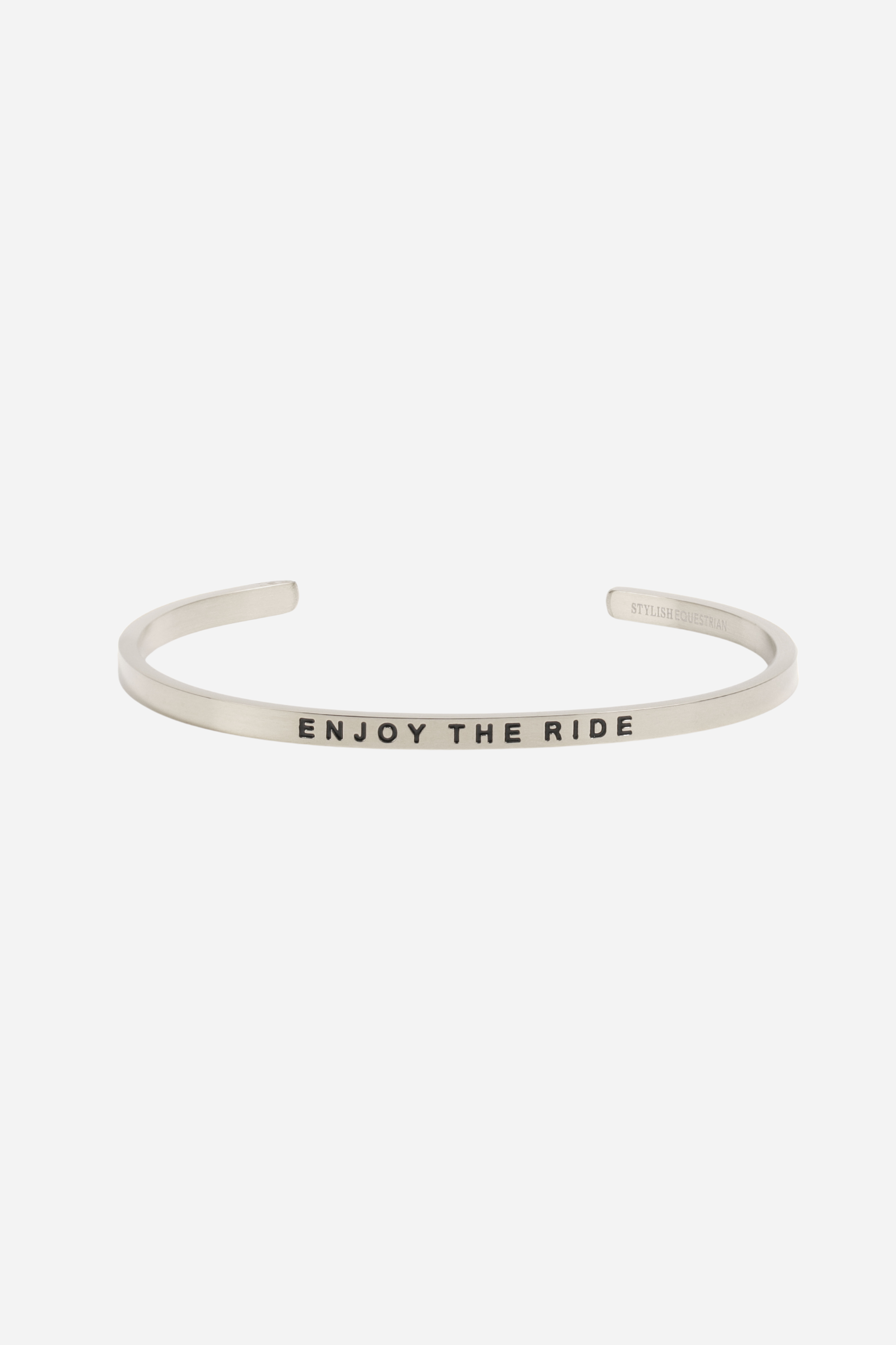 mantra band stylish equestrian enjoy the ride bracelet