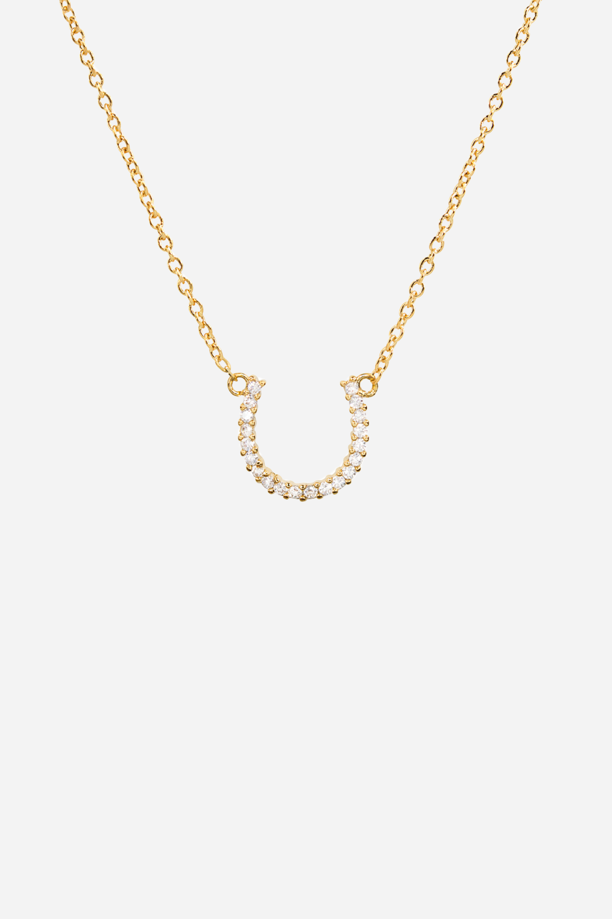 stylish equestrian secret box dainty cz horseshoe necklace