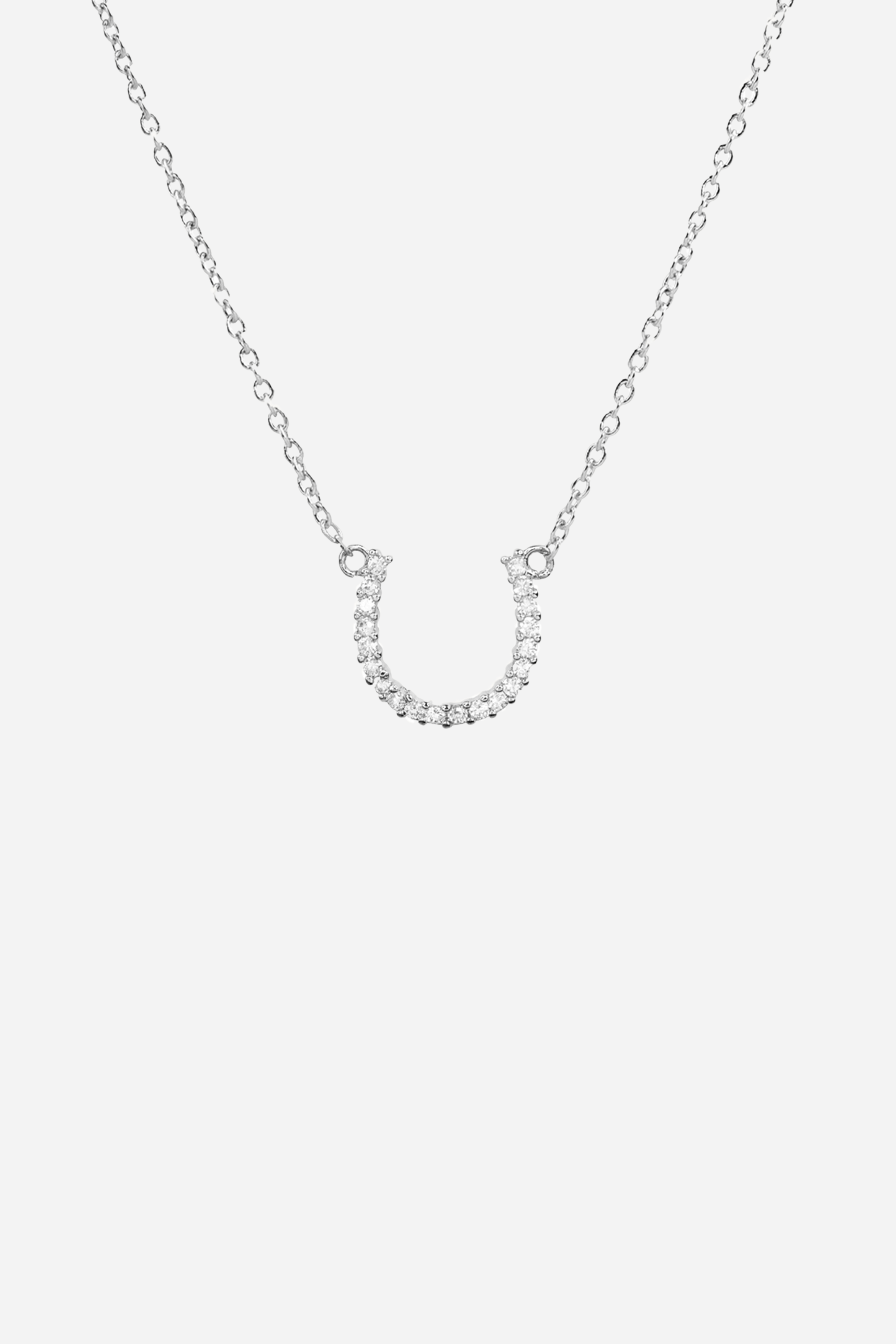 stylish equestrian secret box equestrianista dainty cz horseshoe necklace
